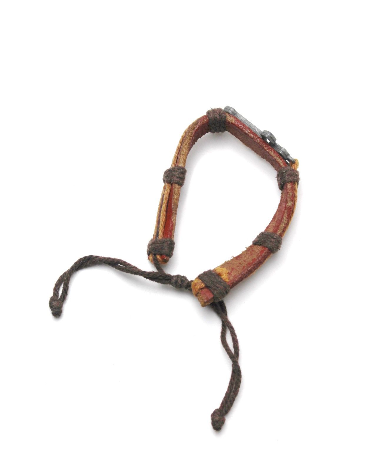 Vintage 2000S JAPANESE HANCRAFTED MULTI LAYER CROSS BRACELET Size ONE SIZE - 5 Thumbnail