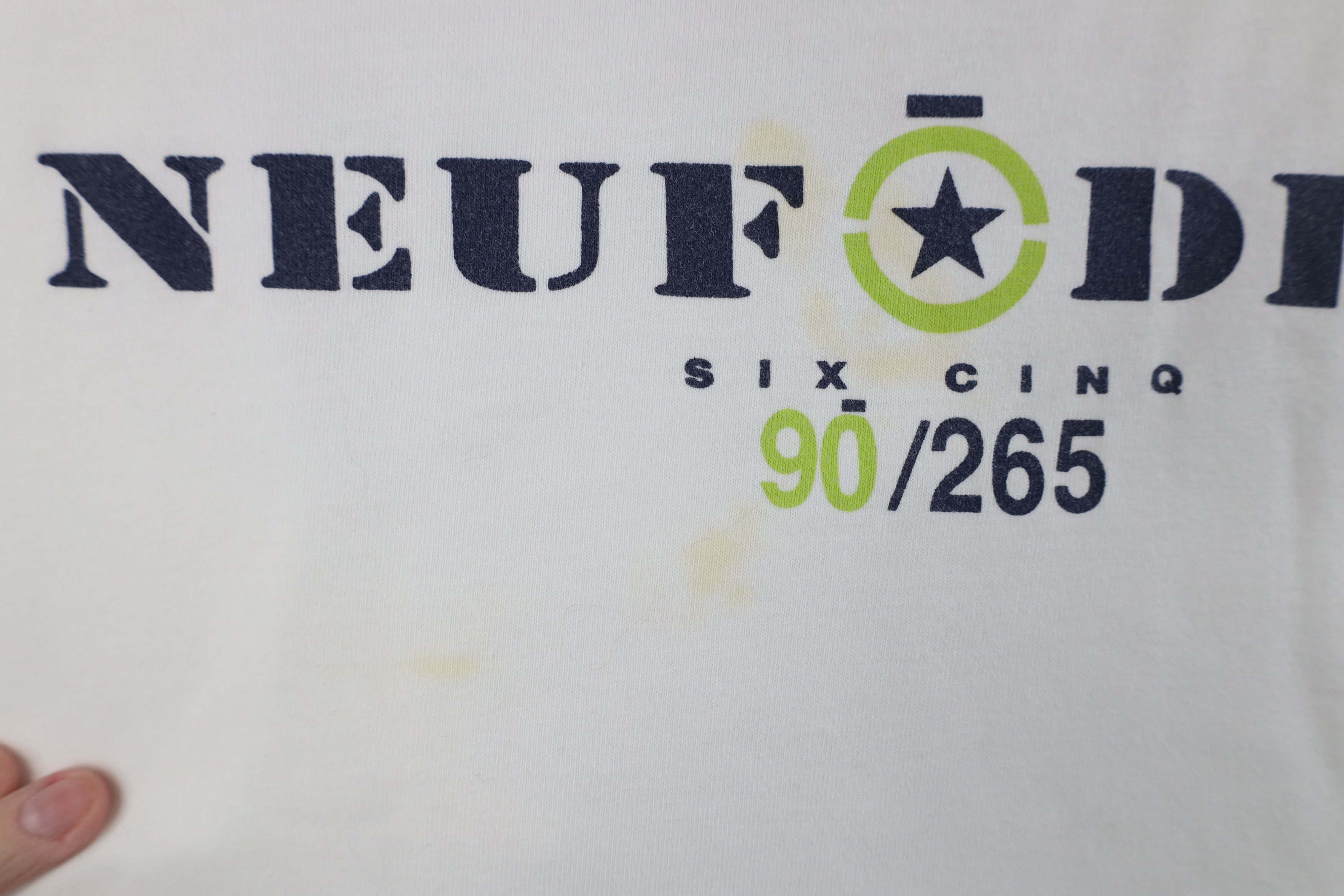Vintage Vintage 80s Streetwear 90 265 French Baggy T-Shirt White Size US XXL / EU 58 / 5 - 5 Thumbnail