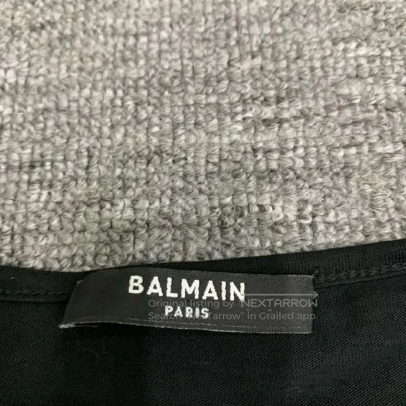 Balmain Balmain Black Cotton T-Shirt for Women . Size S / US 4 / IT 40 - 6 Thumbnail