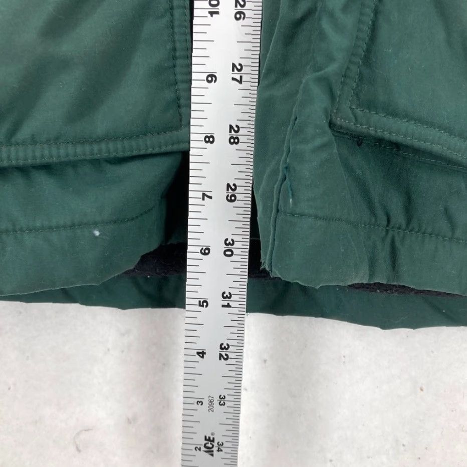 Gap GAP Hooded Nylon Par ka Jacket M Green Vintage Parka Men Lined Fleece Insulated Size US M / EU 48-50 / 2 - 7 Thumbnail