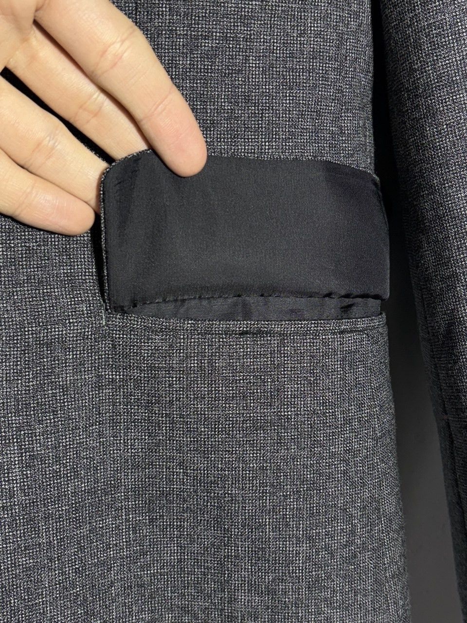 Sandro Sandro Paris Tailored Wool Blazer Jacket Size XL / US 12-14 / IT 48-50 - 11 Thumbnail