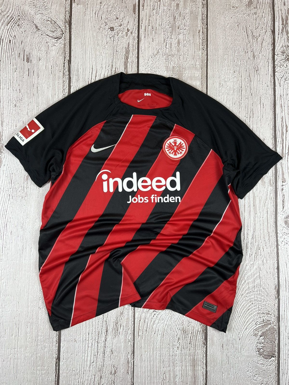 Nike Eintrach Frankfurt Jersey 2023/24 Sebastian Rode germany og Size US XL / EU 56 / 4 - 1 Thumbnail