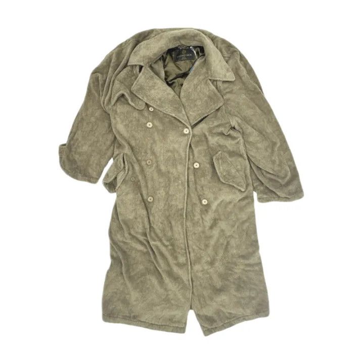 Balenciaga Balenciaga Green Double-Breasted Long Sleeve Coat Size US S / EU 44-46 / 1 - 1 Thumbnail