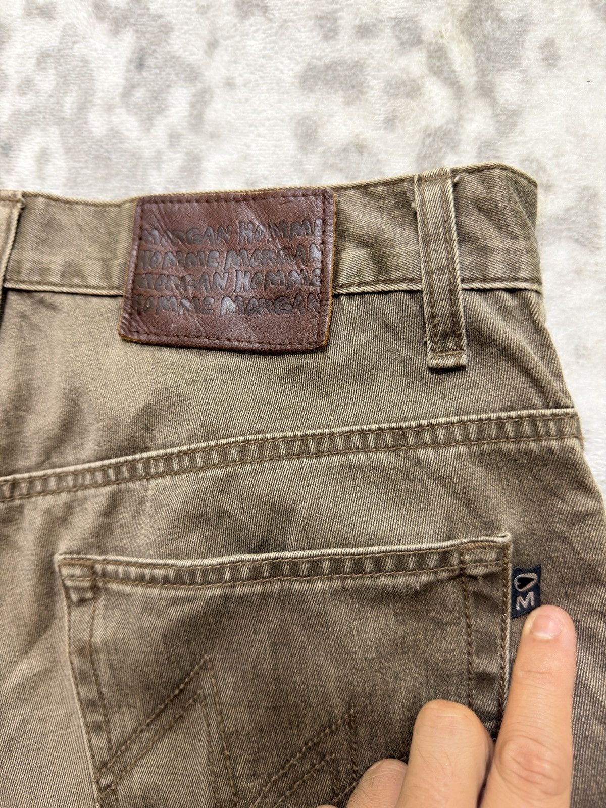 Morgan Homme Vintage Morgan Homme Brown Flared Pants Bootcut Archive Size US 31 - 14 Thumbnail