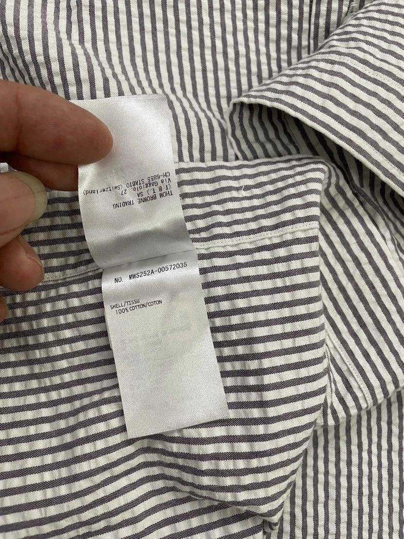 Thom Browne Thom Browne short sleeve shirt Size US S / EU 44-46 / 1 - 7 Thumbnail