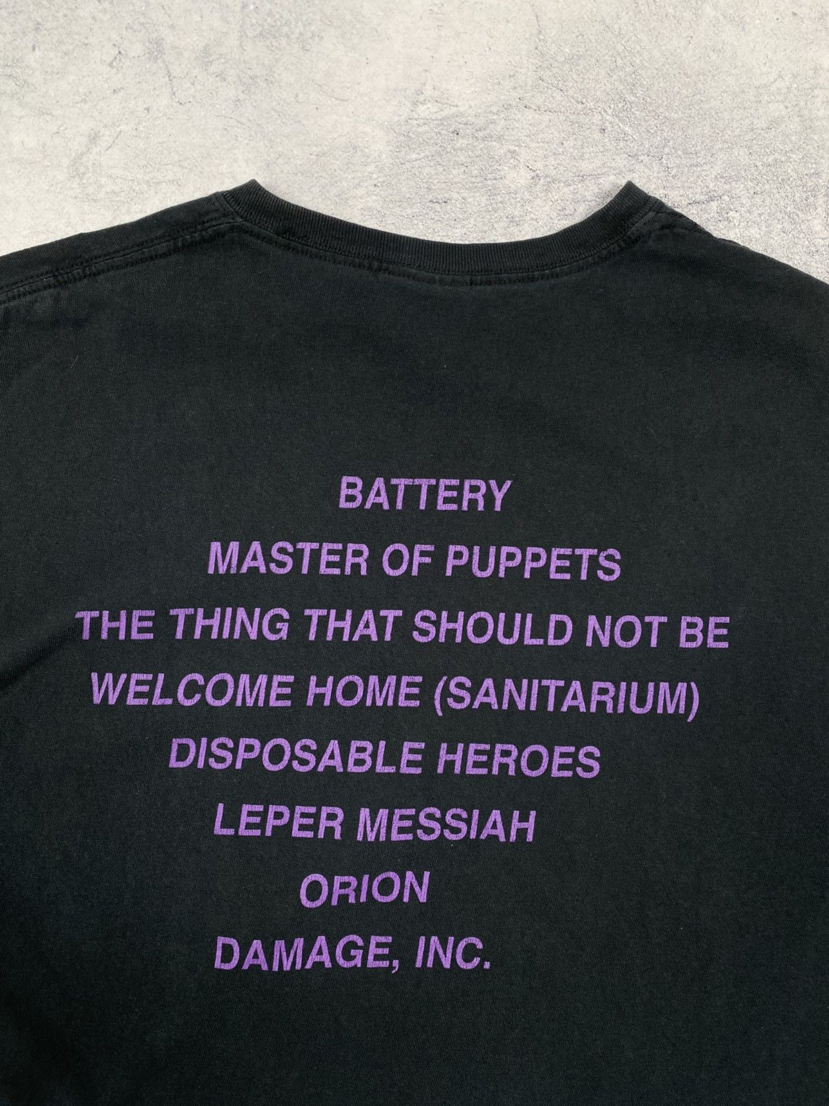 Metallica Metallica Master Of Puppets 2017 Rock Band T-Shirt Size L Size US L / EU 52-54 / 3 - 14 Thumbnail