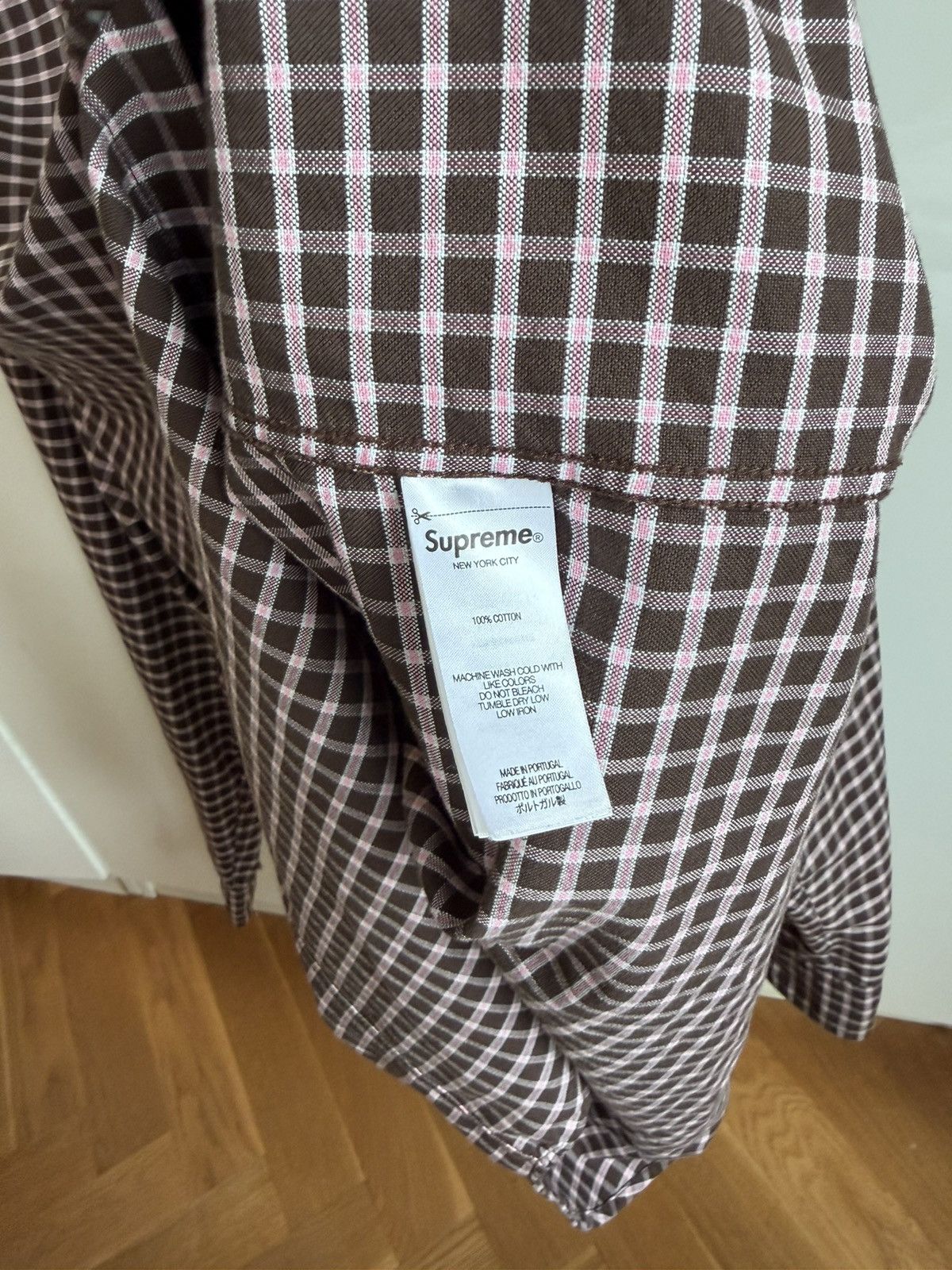 Supreme Supreme Loose Fit Oxford Shirt 'Brown Plaid' Size US S / EU 44-46 / 1 - 4 Thumbnail