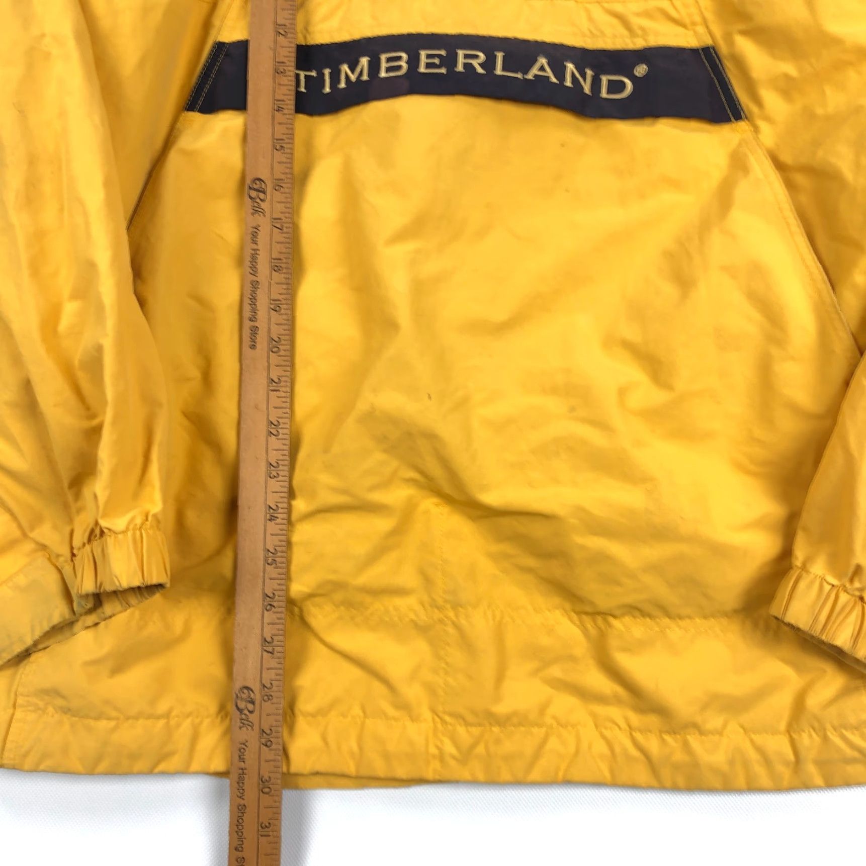 Timberland VINTAGE Timberland Anorak Jacket Mens XL Yellow Y2K Pullover Rain Wind Weathergear Size US XL / EU 56 / 4 - 4 Thumbnail