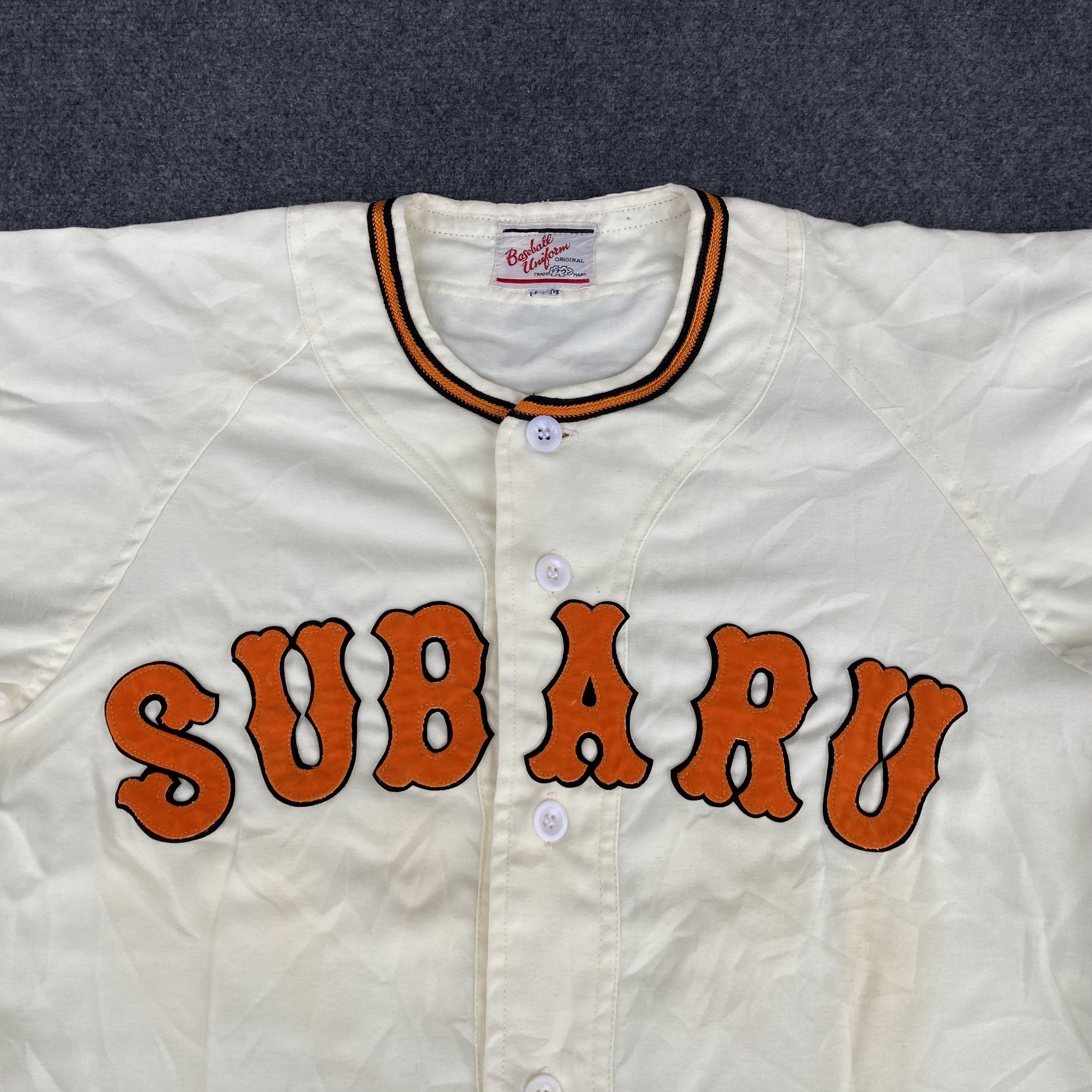 Japanese Brand × Vintage Vtg Subaru Japan Team Short Sleeve Baseball Uniform T shirt Size US M / EU 48-50 / 2 - 2 Thumbnail