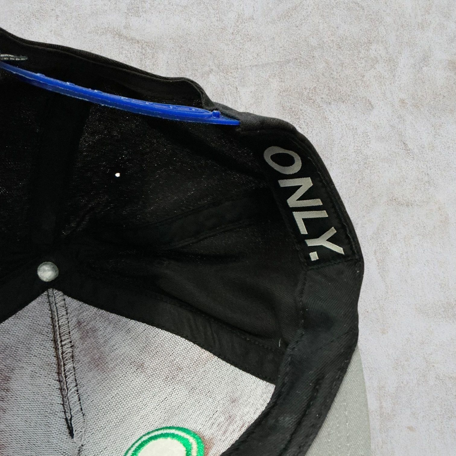 Only NY Logo 5-Panel Snapback Hat Black Blue Made In Usa, Men's — image 2 of 5