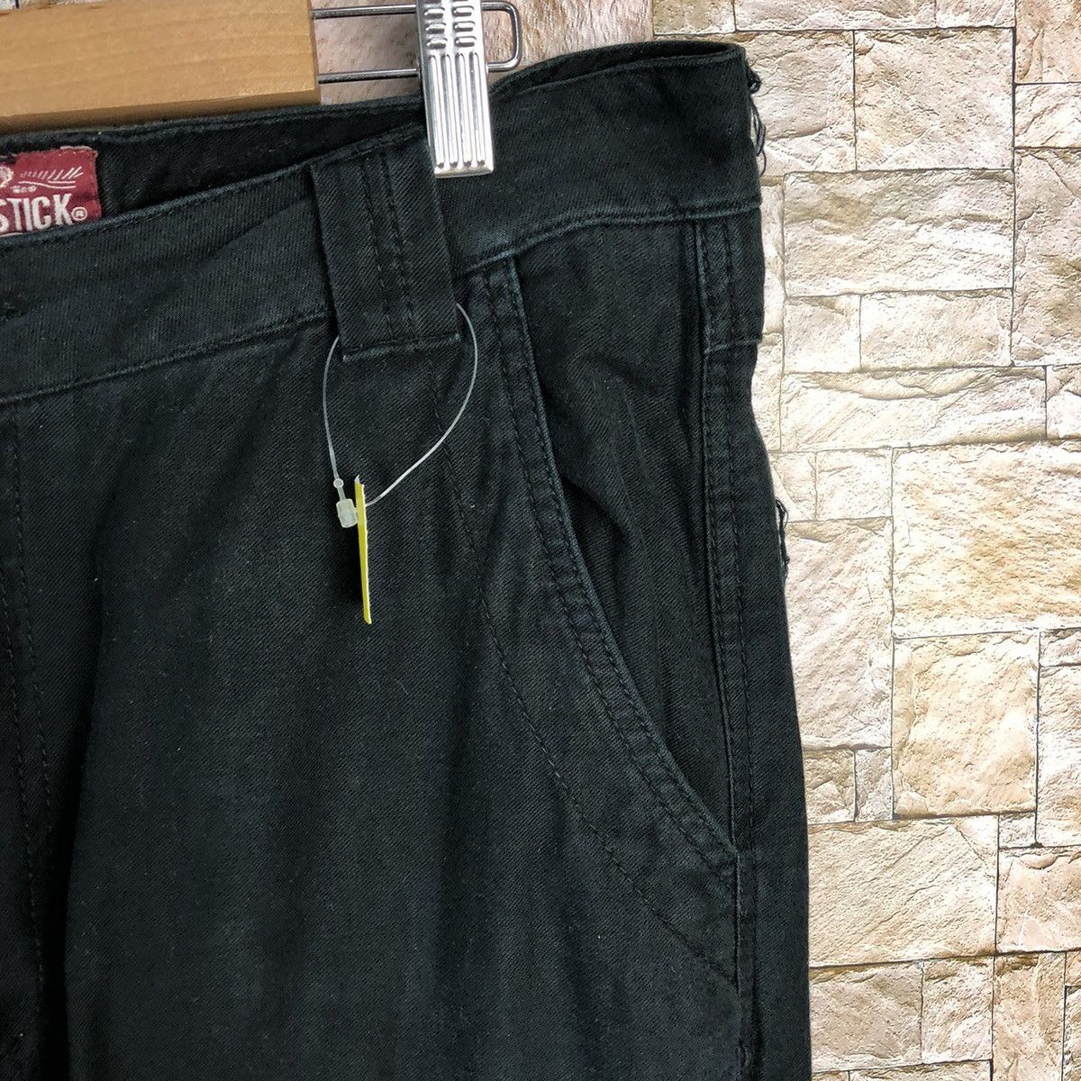 Japanese Brand Matchstick Black Cargo Multipocket Pants #A145 Size US 34 / EU 50 - 9 Thumbnail