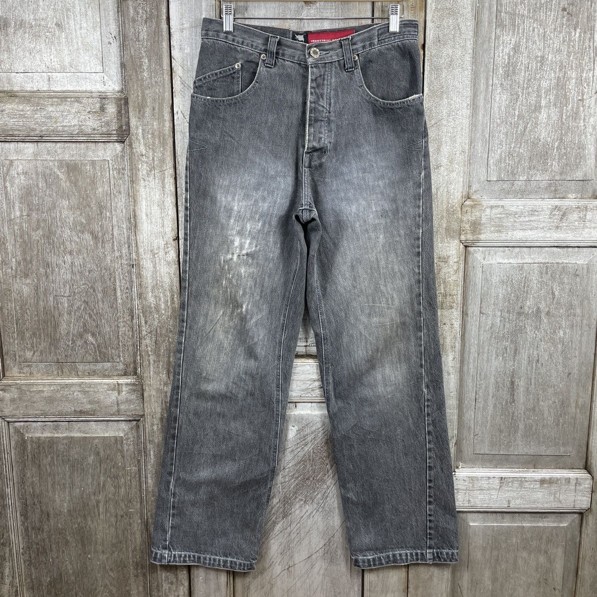 Oakley Vintage Oakley Industrial Denim Distressed Baggy Pants Size US 31 - 1 Thumbnail