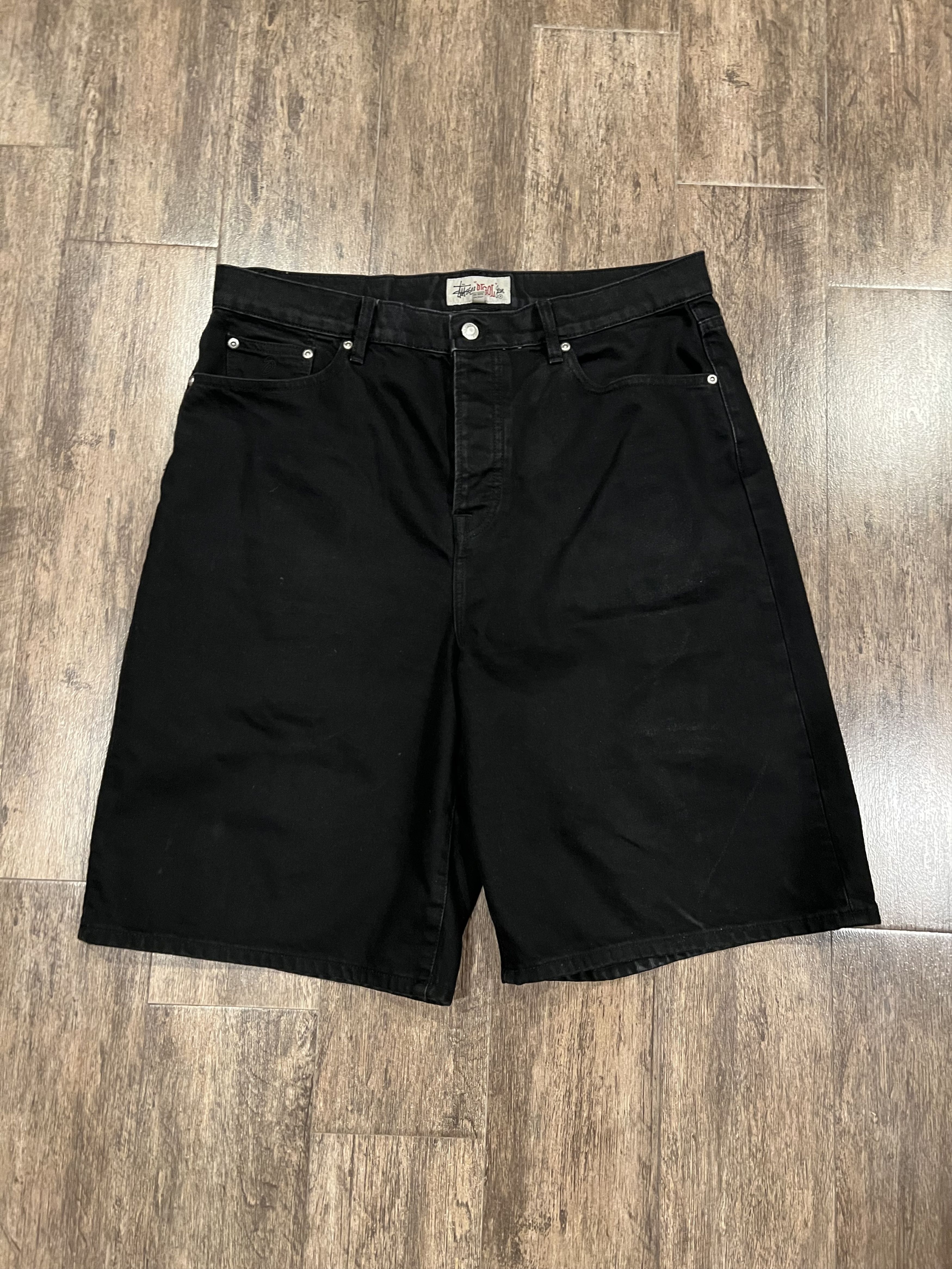 Stussy Stussy Big Ol' Denim Shorts Black | Grailed