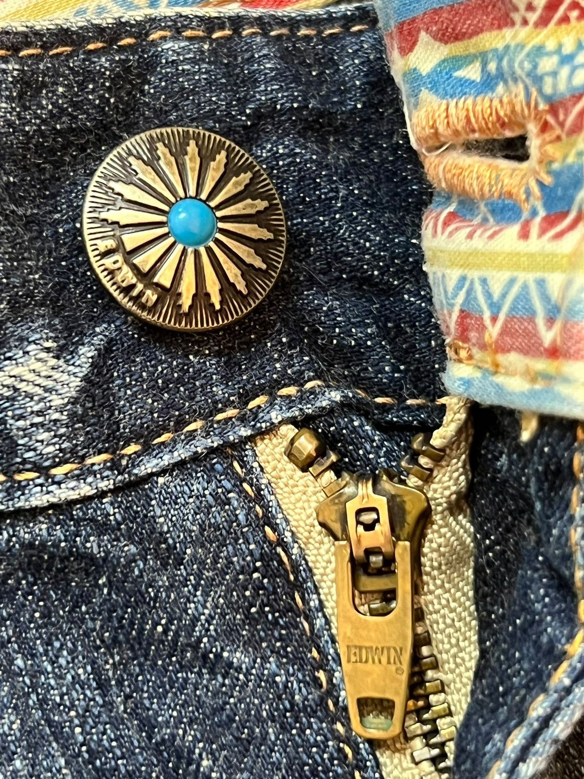 Edwin Bootcut Edwin Exclusive Vintage Japan - Whisker Wash Jeans Size US 32 / EU 48 - 11 Thumbnail