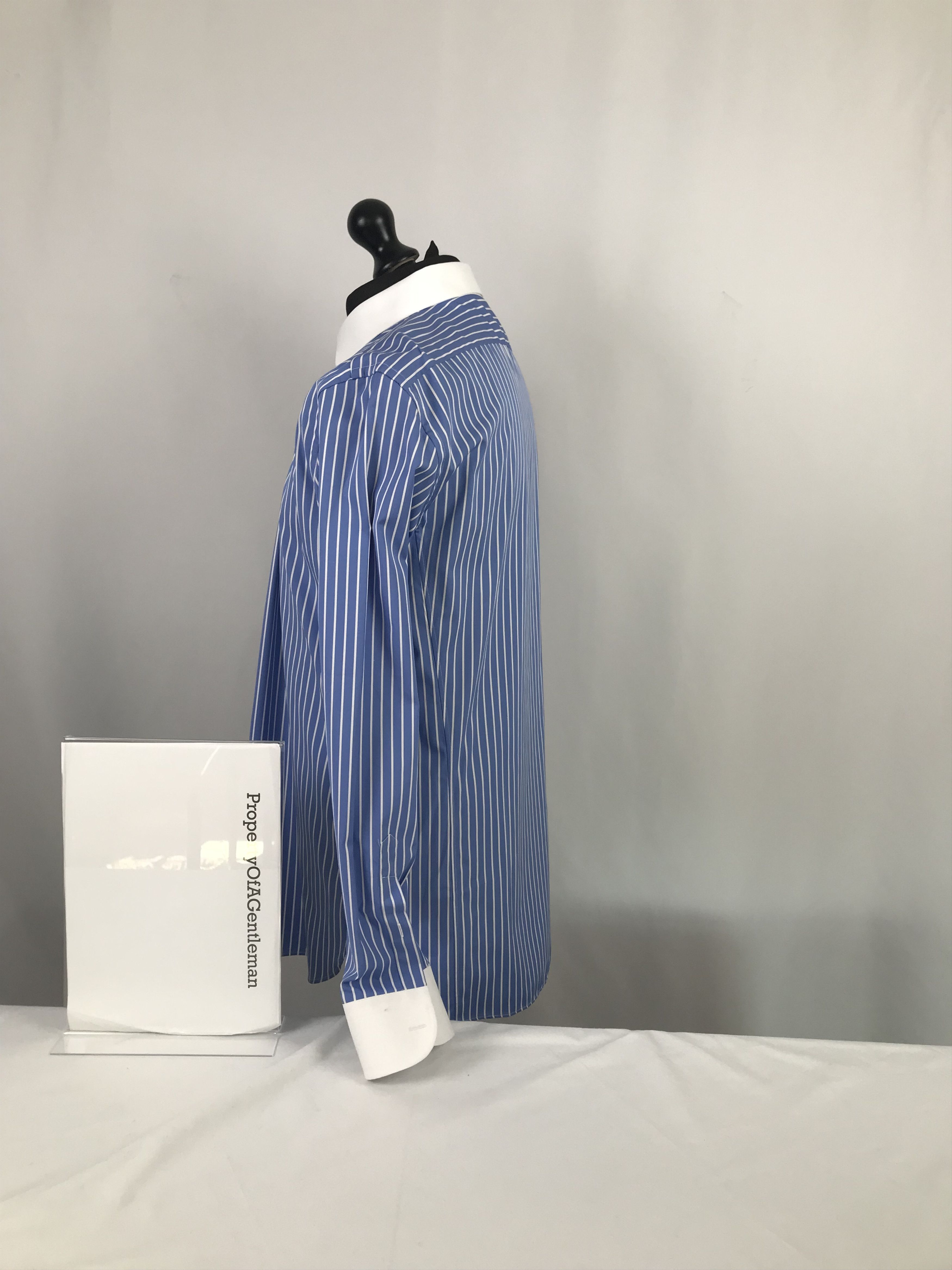 Gucci Gucci Men's Classic Blue Stripped Shirt Size US L / EU 52-54 / 3 - 5 Thumbnail