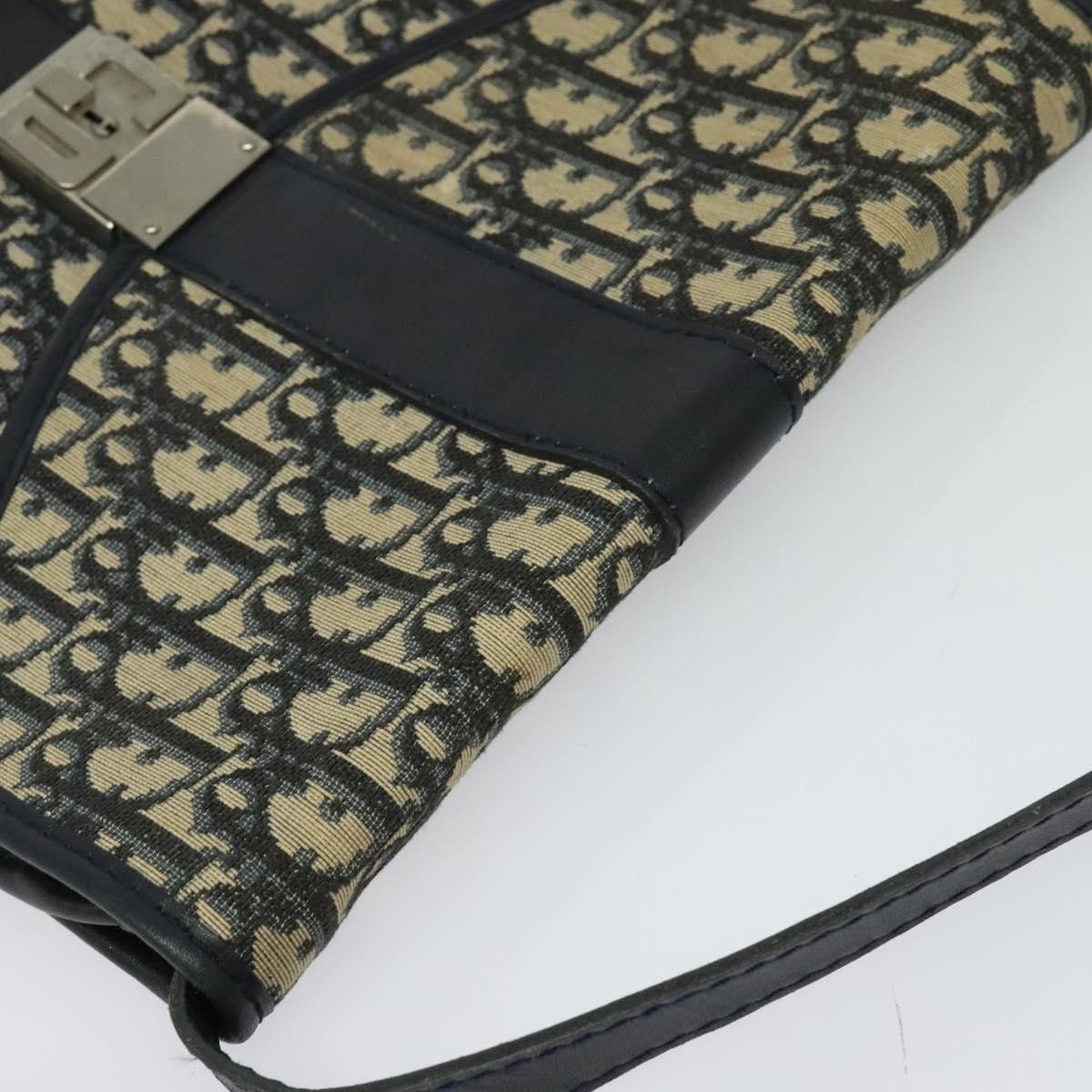 Dior DIOR Trotter Canvas Shoulder Bag Navy Silver Size ONE SIZE - 6 Thumbnail