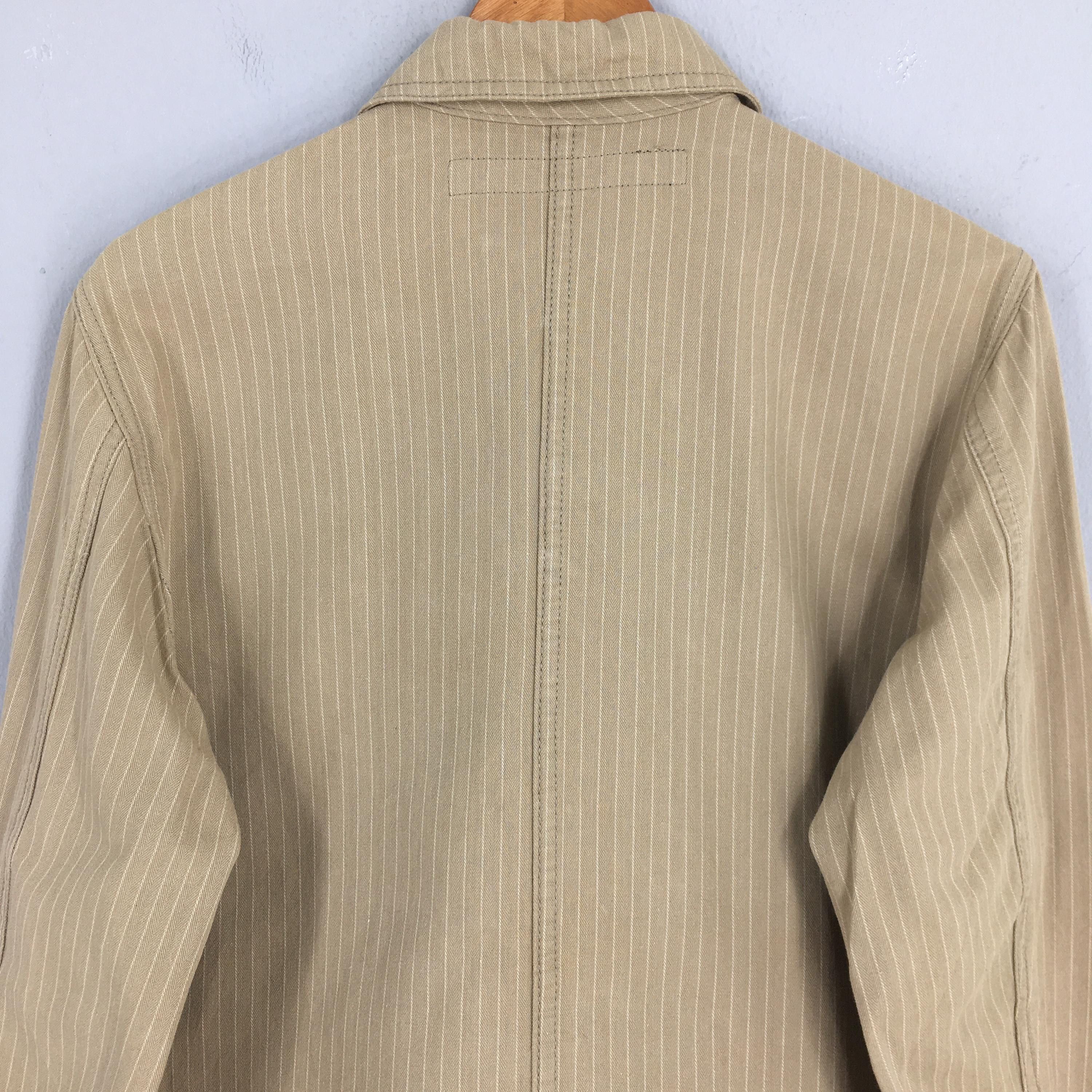 Japanese Brand Vintage 90's Ships Japan Beige Workers Jacket Medium Size US M / EU 48-50 / 2 - 9 Thumbnail