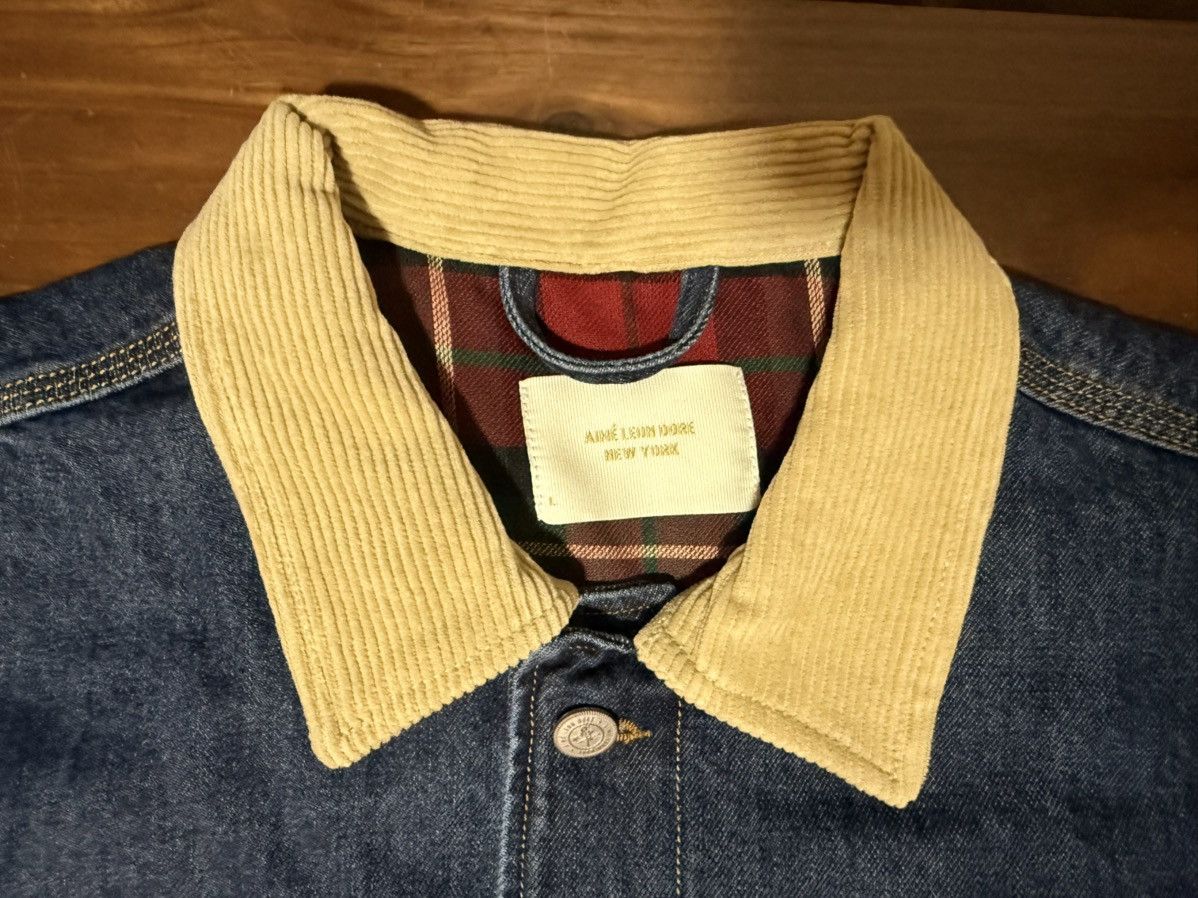 Aime Leon Dore Aime Leon Dore Queens Denim Barn Jacket Mid Wash Size Large Size US L / EU 52-54 / 3 - 4 Thumbnail