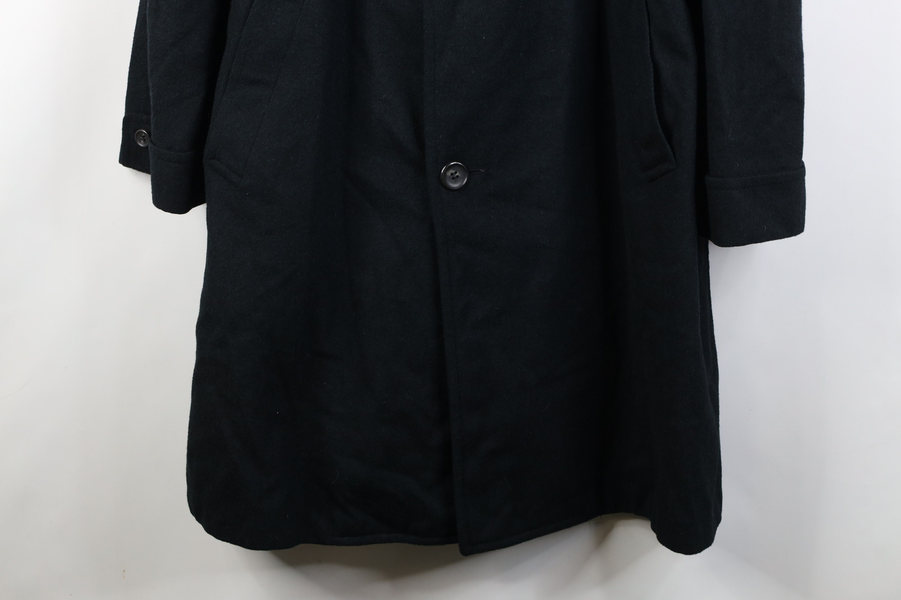 Vintage Vintage 40s Joseph Feiss Overcoat Jacket Green Black USA Size US XXL / EU 58 / 5 - 3 Thumbnail