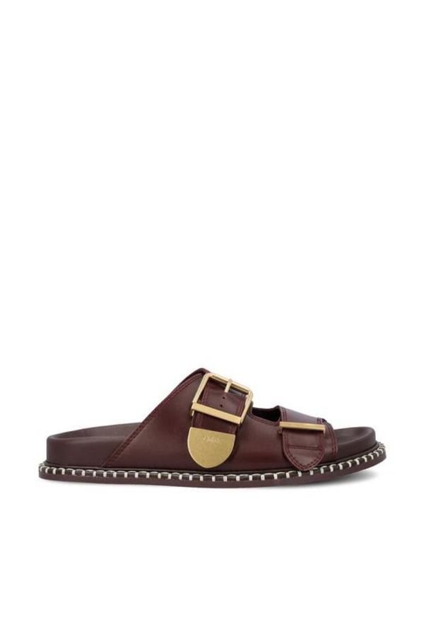 Chloe o1loc1c0425 Rebecca Slides in Grenat Size US 7 / IT 37 - 1 Thumbnail