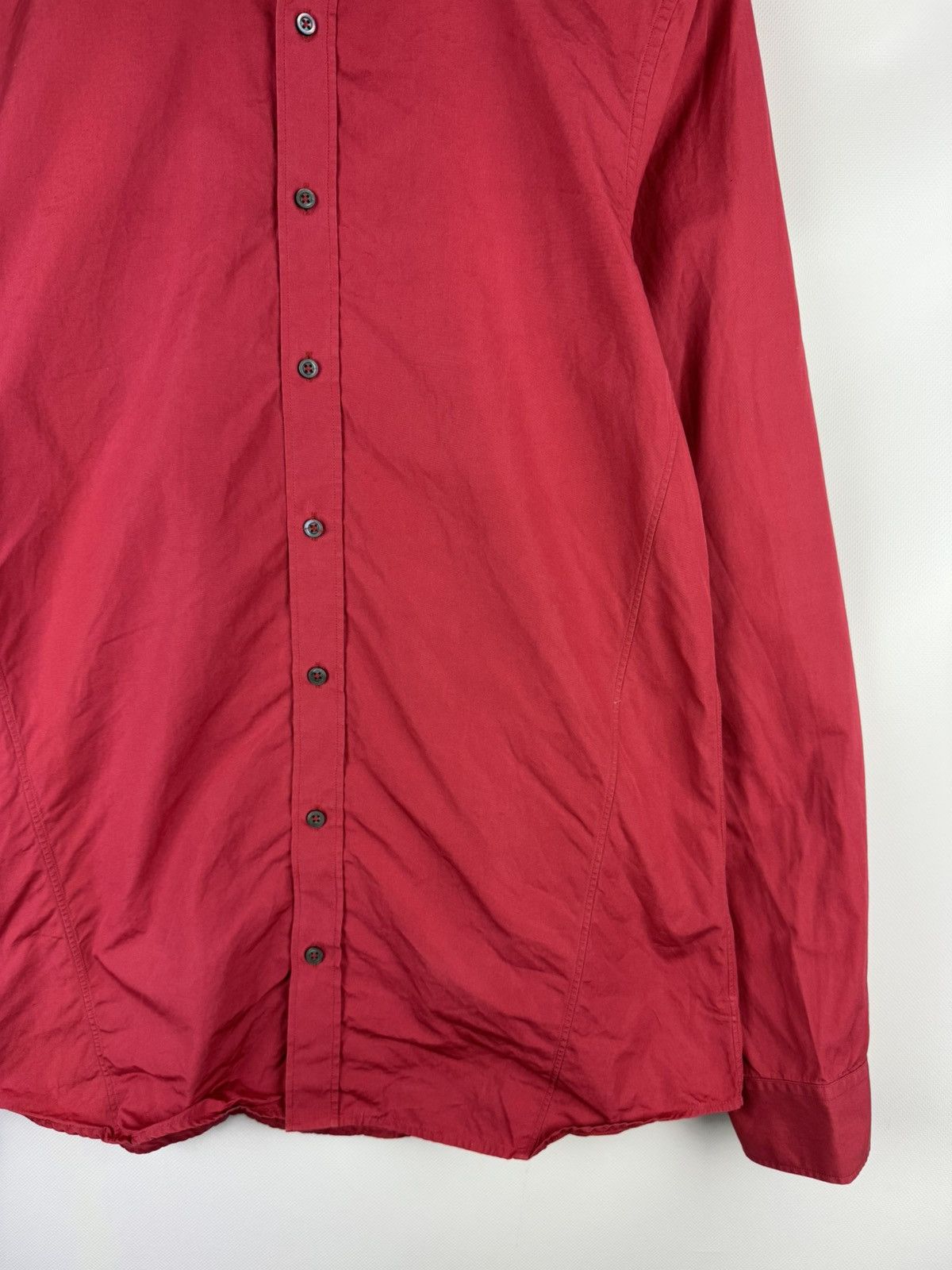 Jil Sander Jil Sander Men’s Long Sleeve Classic Cotton Button Up Shirt Size US M / EU 48-50 / 2 - 6 Thumbnail