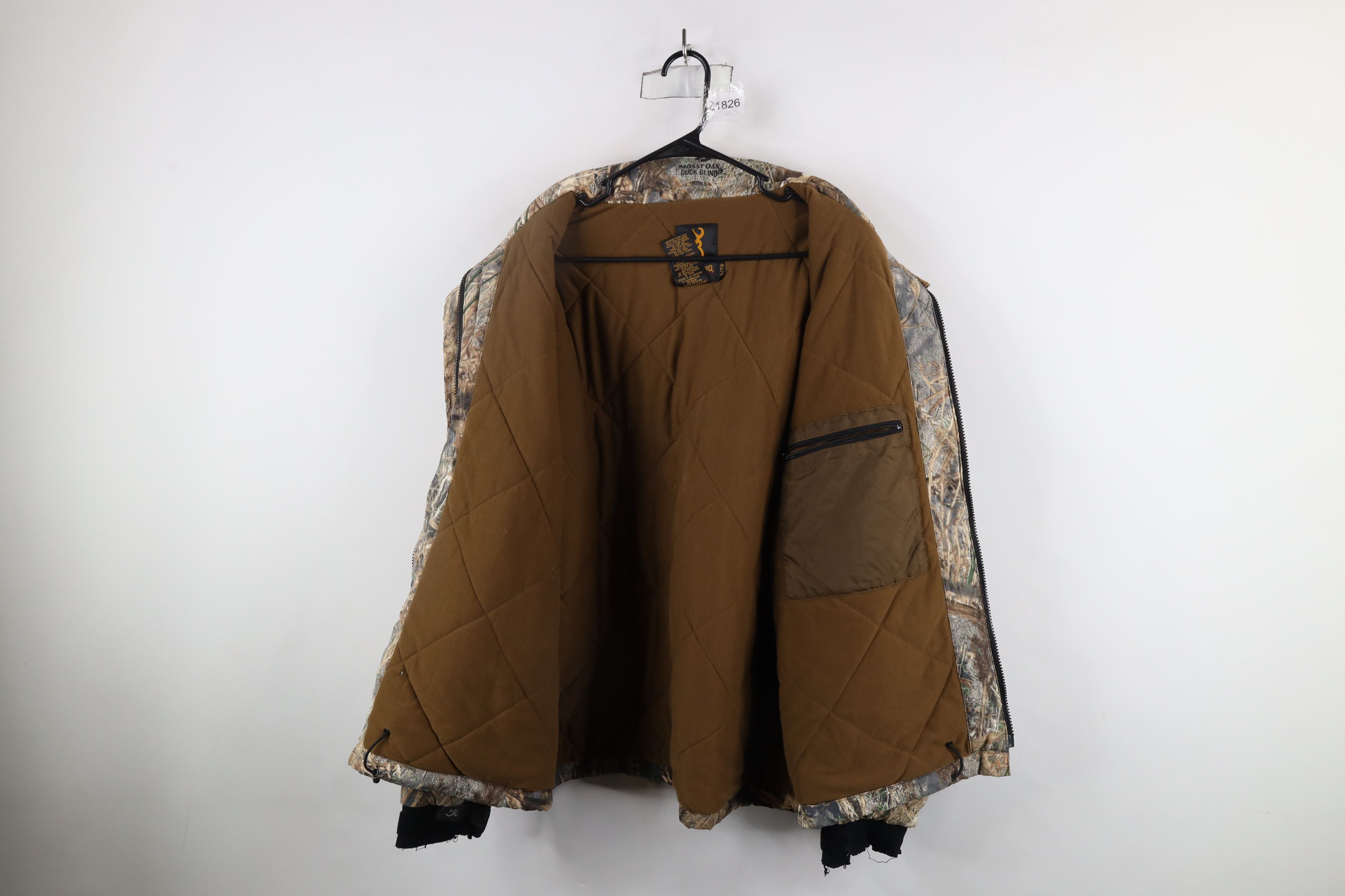 Vintage Vintage 90s Streetwear Duck Blind Camouflage Quilted Jacket Size US XL / EU 56 / 4 - 10 Thumbnail