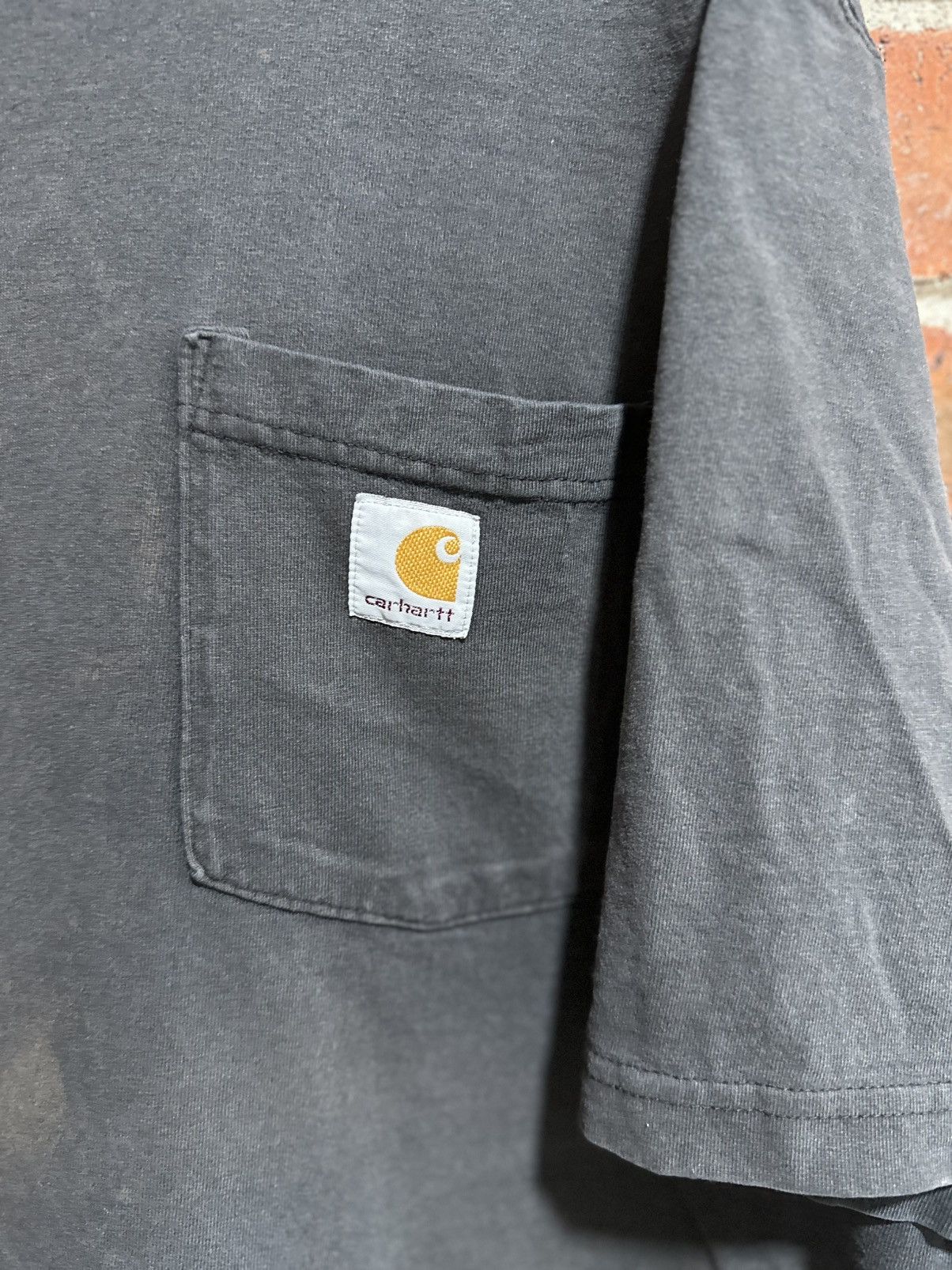 Carhartt × Vintage Vintage Carhartt Basic Pocket Tee Size US XXL / EU 58 / 5 - 2 Thumbnail