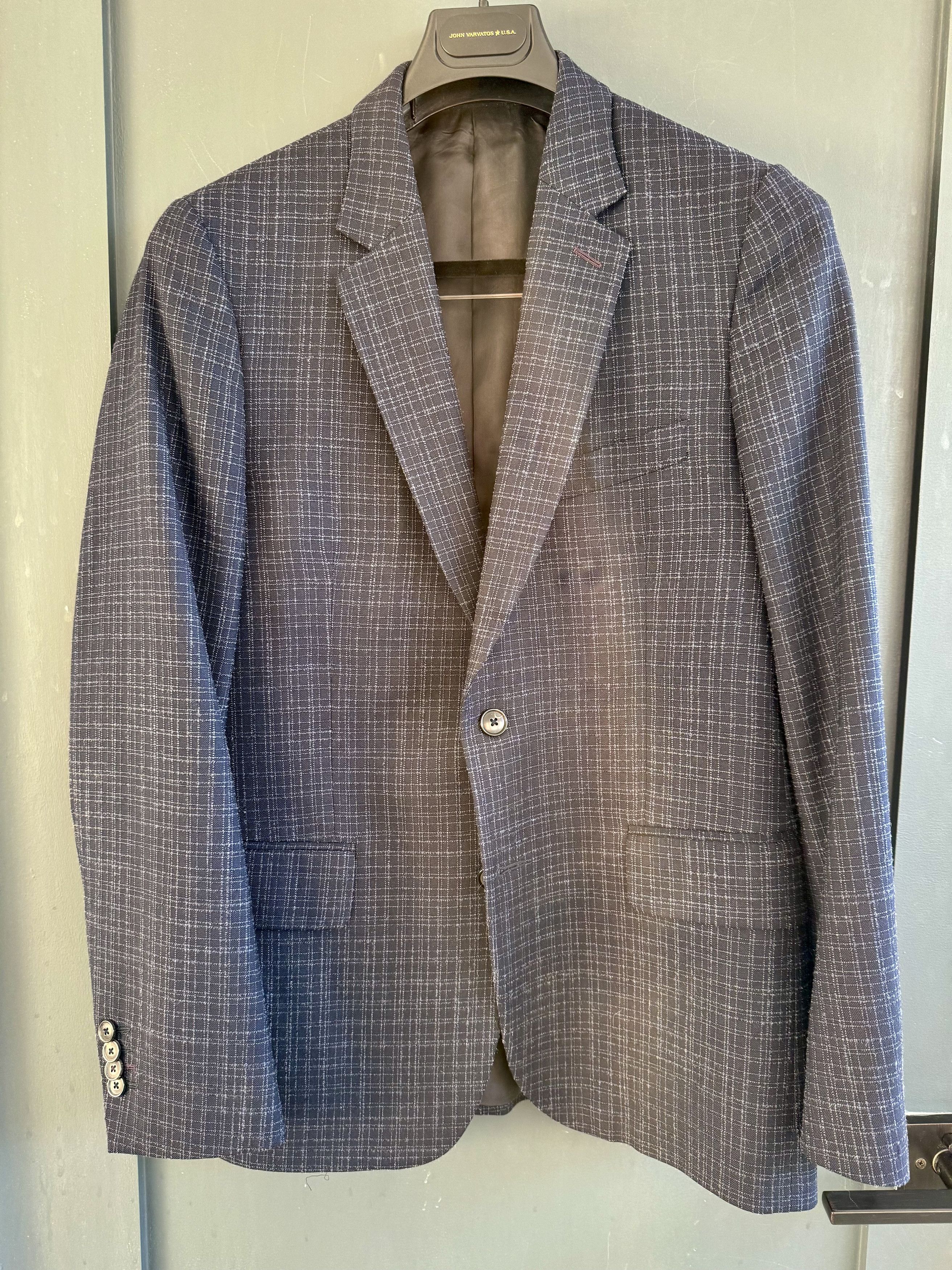 Paul Smith Paul Smith Soho Fit Blue Windowpane Sport Coat Size 38R - 1 Thumbnail