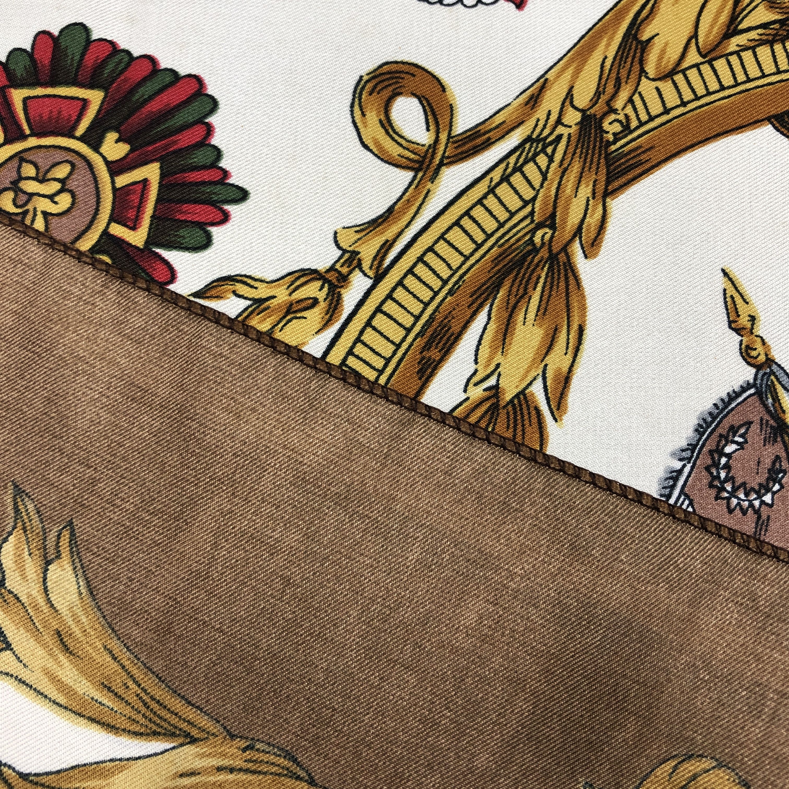 Japanese Brand Vintage Nautical SILK Scarf Twill Stole Wraps Scarves Size ONE SIZE - 8 Thumbnail