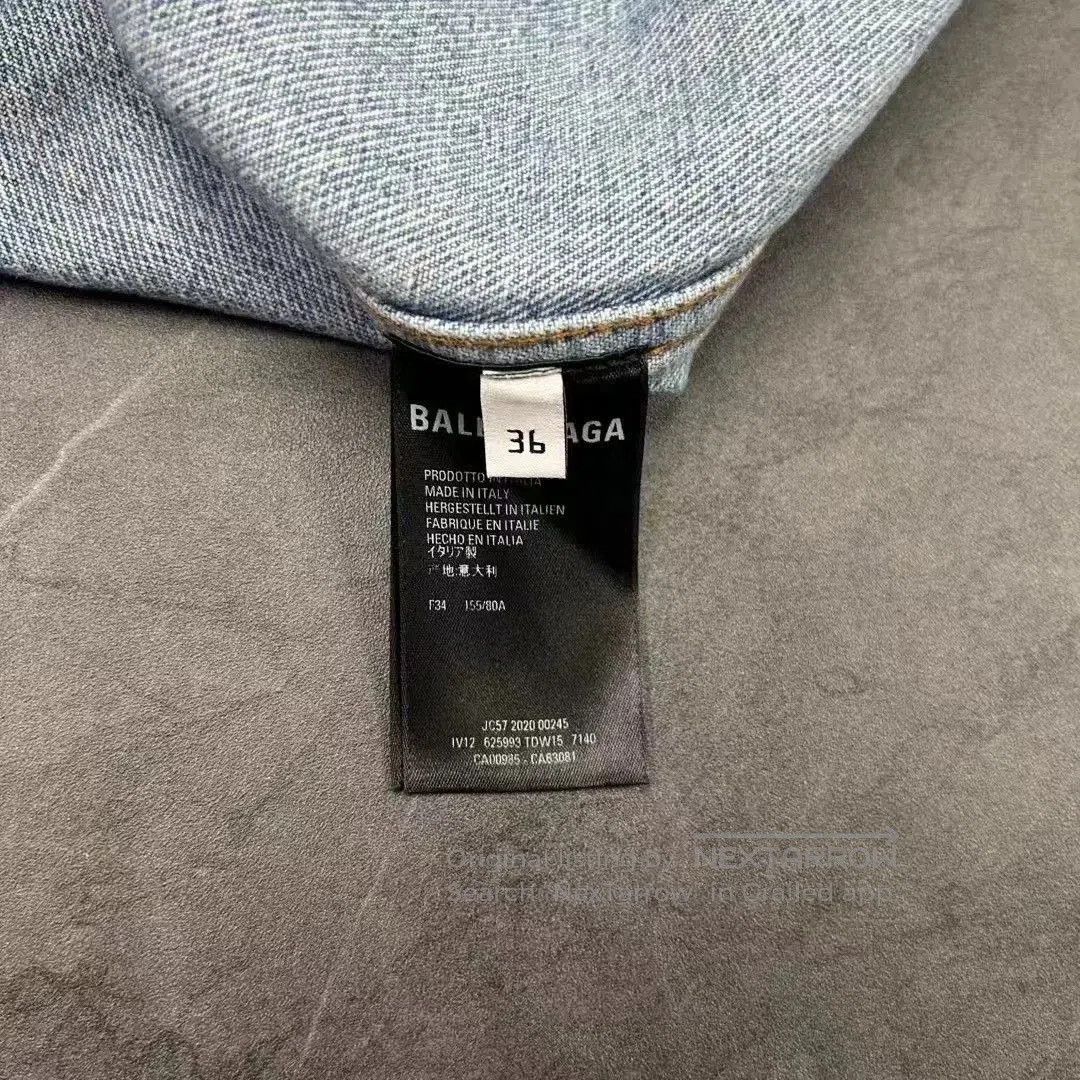 Balenciaga Balenciaga Moss Print Denim Jacket. Size US S / EU 44-46 / 1 - 5 Thumbnail
