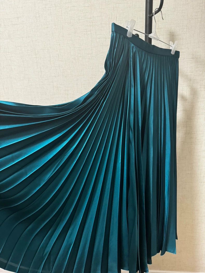 Comme des Garcons Comme Des Garcons Peacock blue fixed waist pleated skirt Size 24" / US 00 / IT 34 - 3 Thumbnail