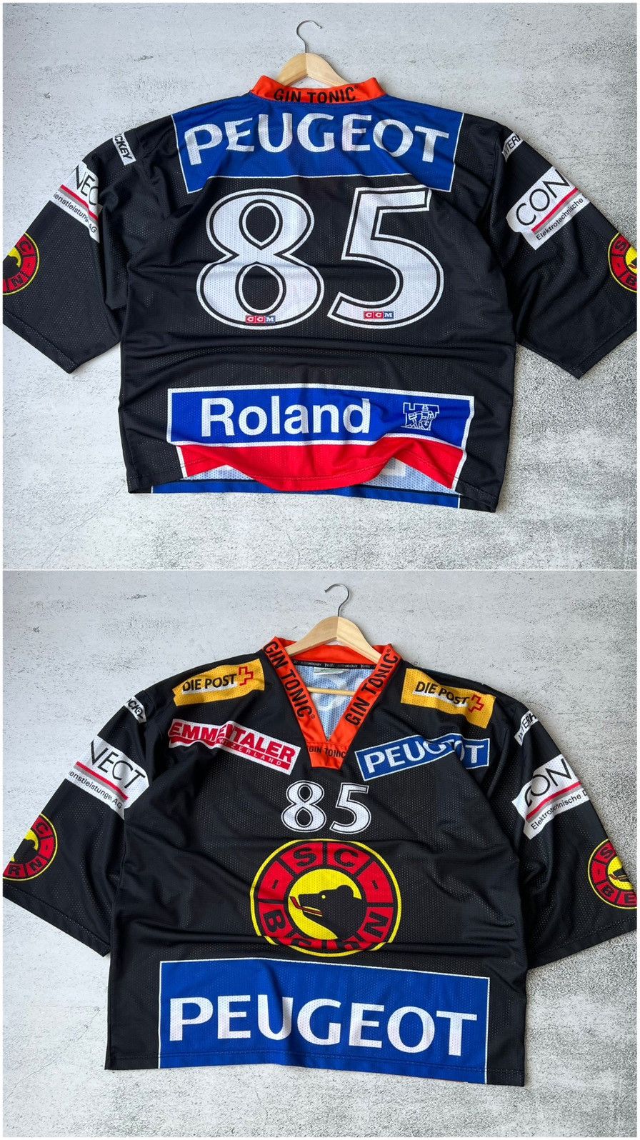 NHL Vintage 1980s SC Bern Hockey Jersey #85 – Made in Italy – XL Size US XL / EU 56 / 4 - 3 Thumbnail