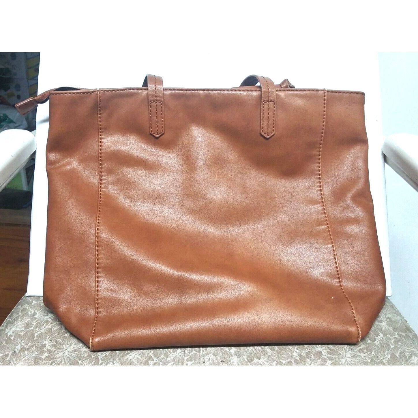 Designer Universal Thread Women's Shoulder Bag Tote Bag Purse brown v Size ONE SIZE - 3 Thumbnail