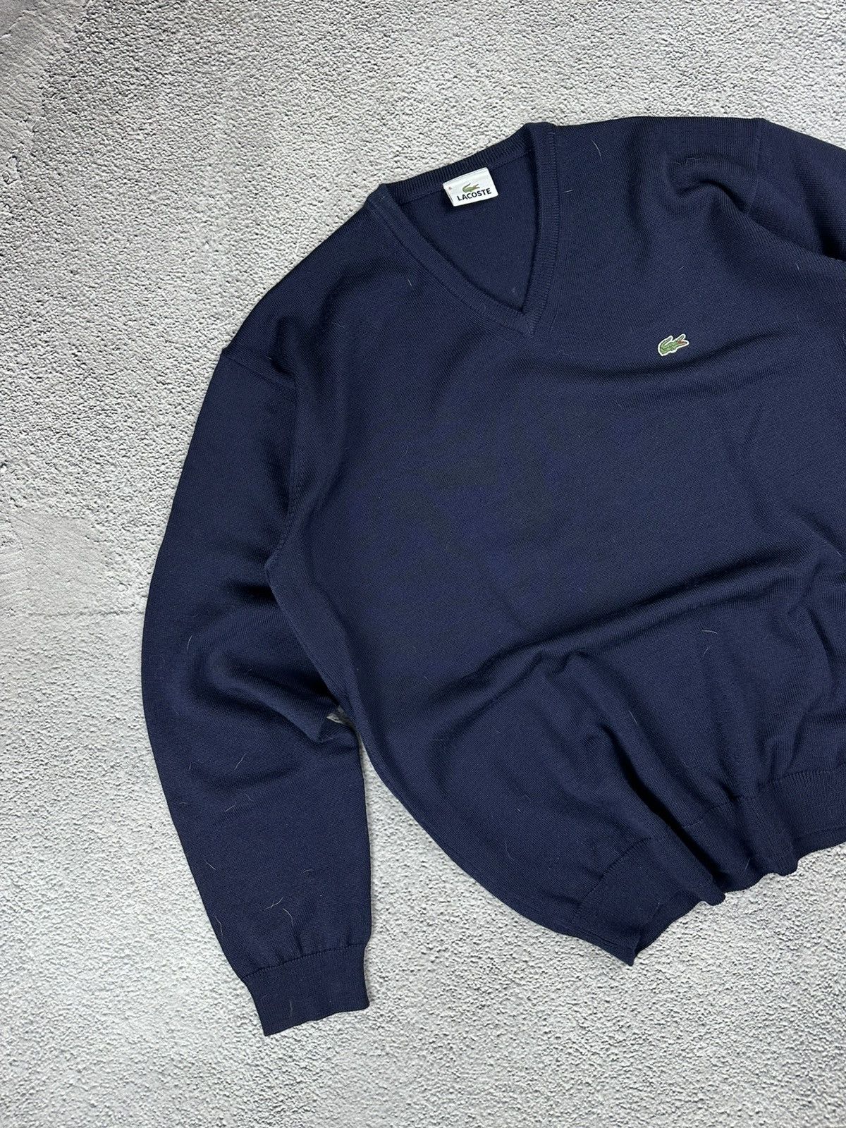Lacoste Vintage Lacoste Wool Sweater Y2K Old Money Style Size US L / EU 52-54 / 3 - 3 Thumbnail
