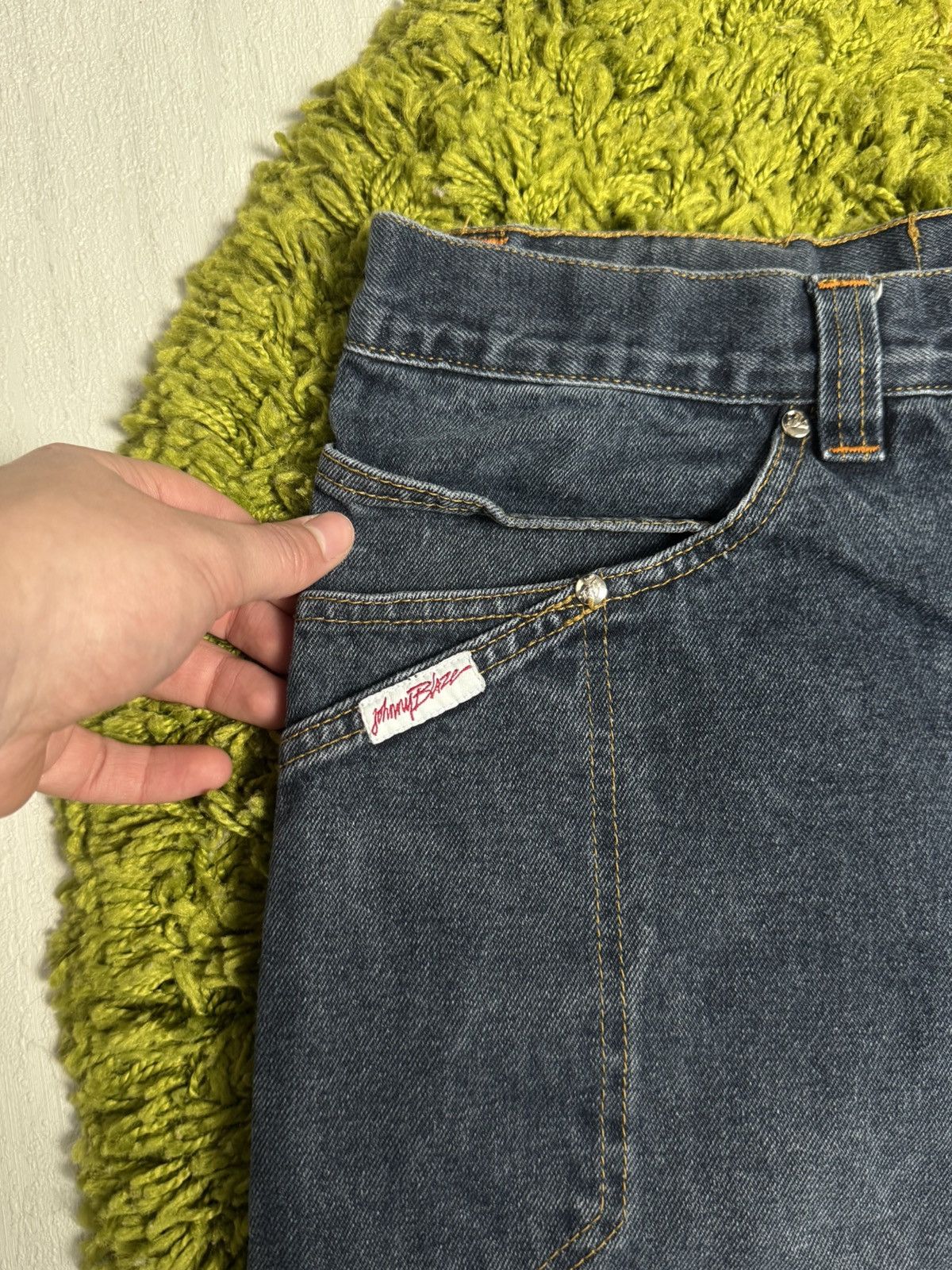 JNCO × Japanese Brand × Wu-Tang Clan Vintage baggy johny blaze jeans very rare skate jeans Size US 40 / EU 56 - 6 Thumbnail
