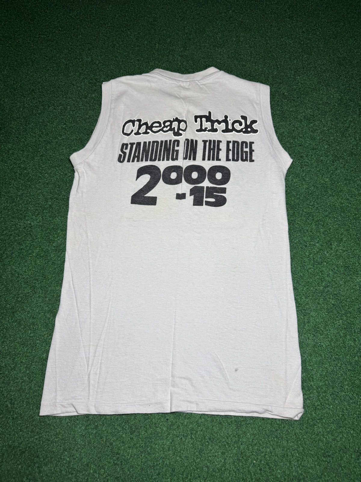 Band Tees × Vintage Vtg 80s Cheap Trick Standing On The Edge Sleeveless Tank Top Size US S / EU 44-46 / 1 - 3 Thumbnail