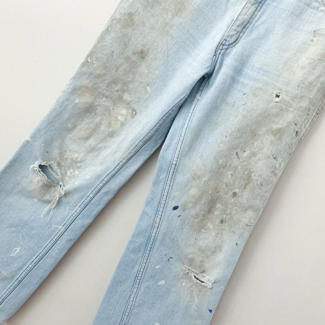 Vintage Vintage 1970’s CASH Painters Wide Leg Jeans Size US 27 - 5 Thumbnail