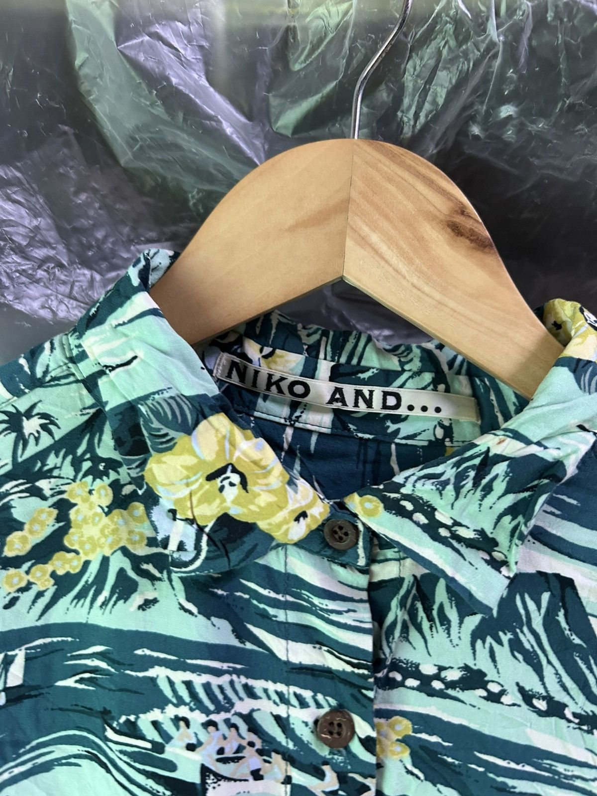 Japanese Brand Niko And Rayon Hawaiian Shirt Size US XL / EU 56 / 4 - 8 Thumbnail