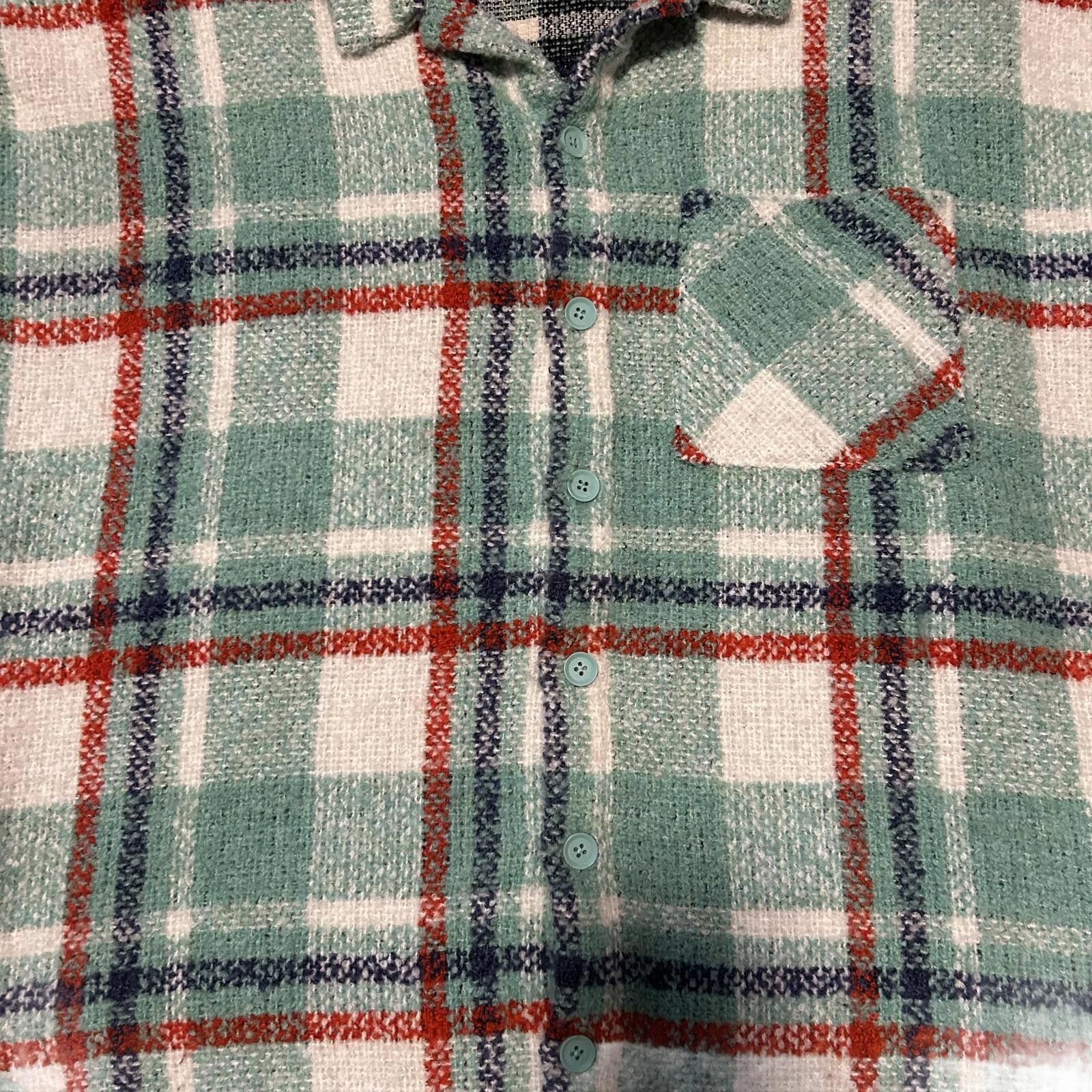 Boohoo Oversized Plaid Shacket Boohoo size XL Shirt Jacket Size US XL / EU 56 / 4 - 5 Thumbnail