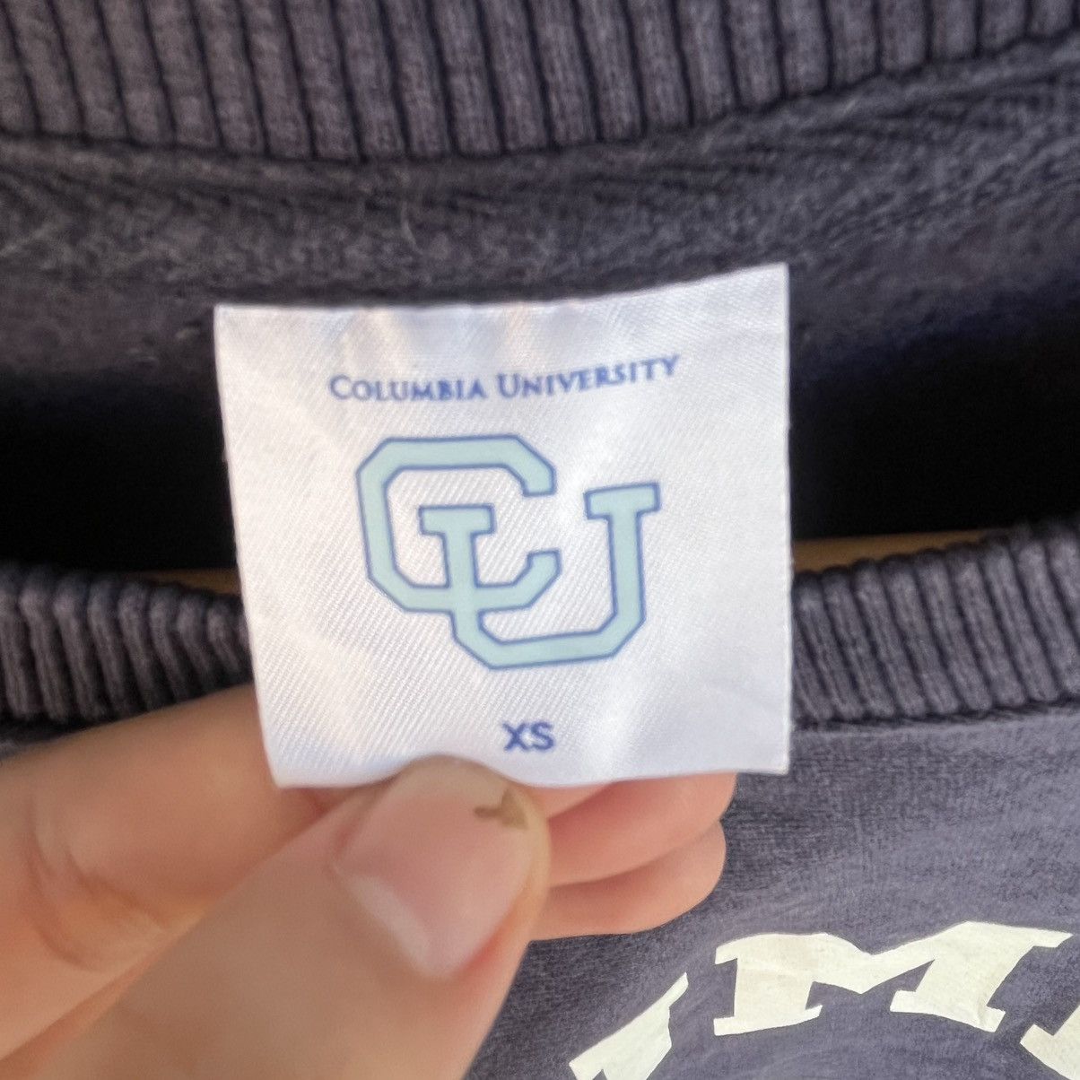 Other Vintage Columbia University Navy Blue Sweatshirt Size XS Size US XS / EU 42 / 0 - 6 Thumbnail
