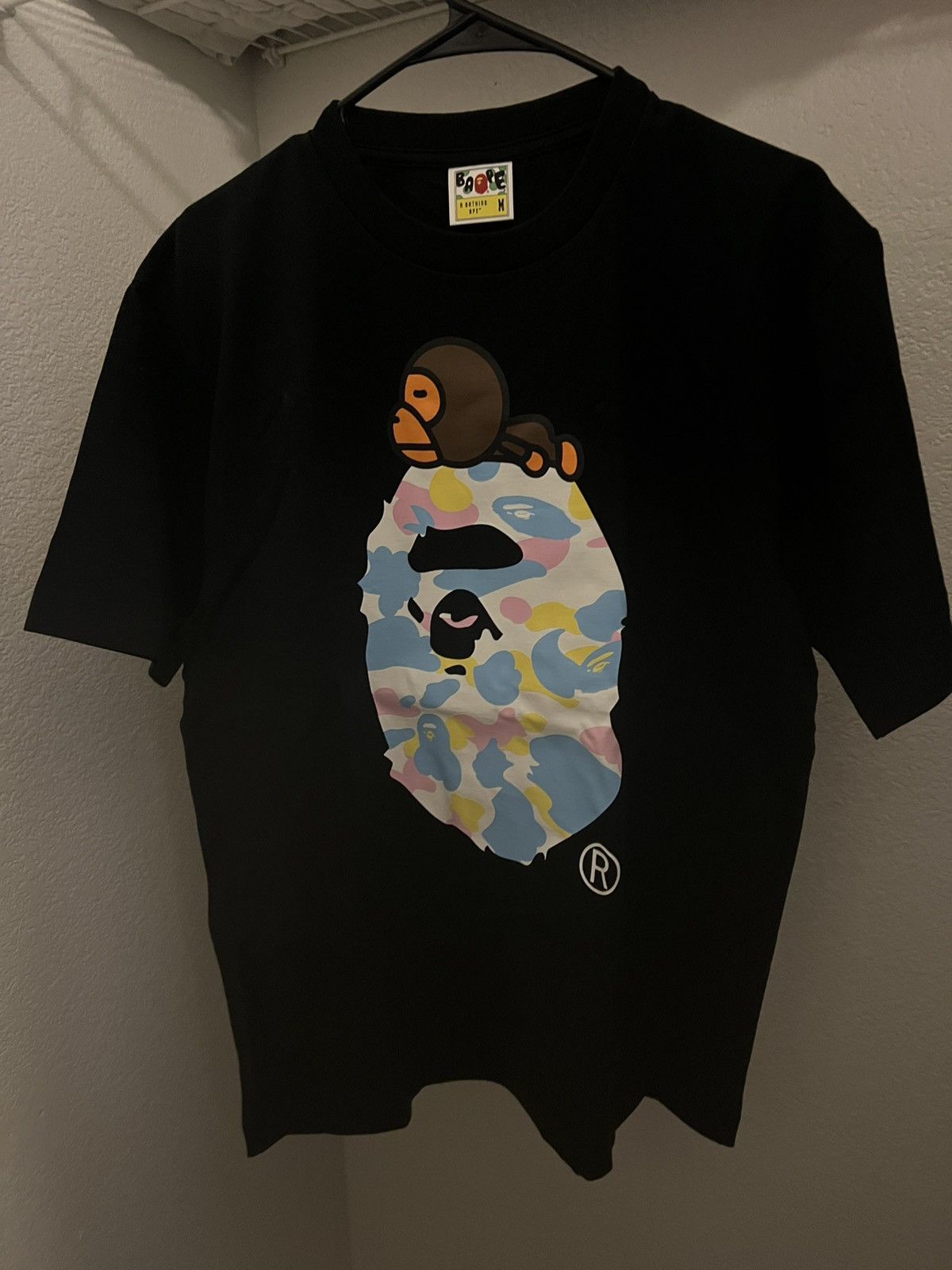 Bape Mutli Camo Milo on Ape Tee Size US M / EU 48-50 / 2 - 1 Thumbnail