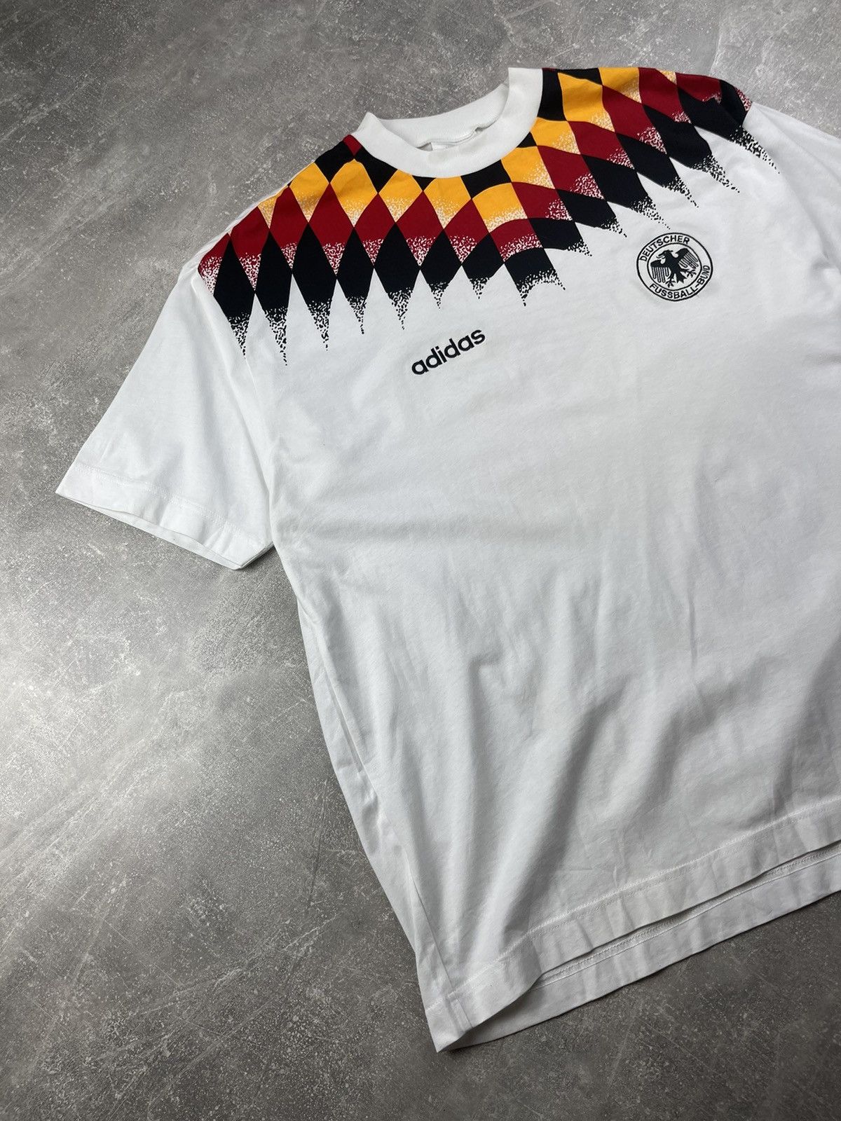 Adidas × Vintage Vintage Adidas 90s Germany Soccer Football Team Size US L / EU 52-54 / 3 - 3 Thumbnail