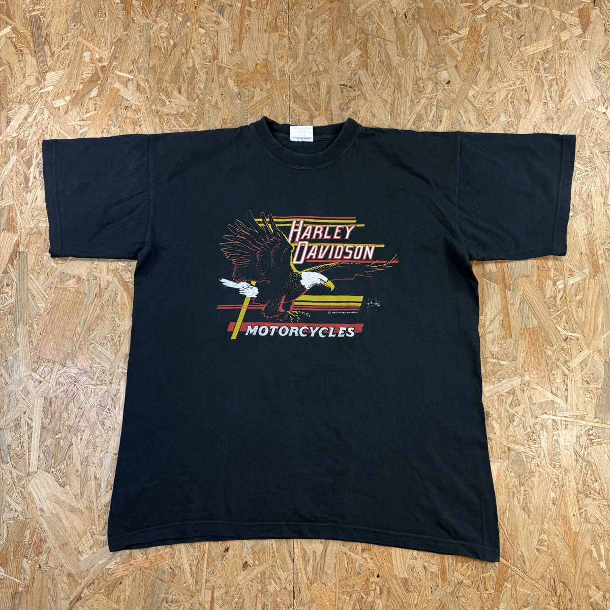 Harley Davidson Harley Davidson 1984 Germany vintage t-shirt biker tee Size US XL / EU 56 / 4 - 7 Thumbnail