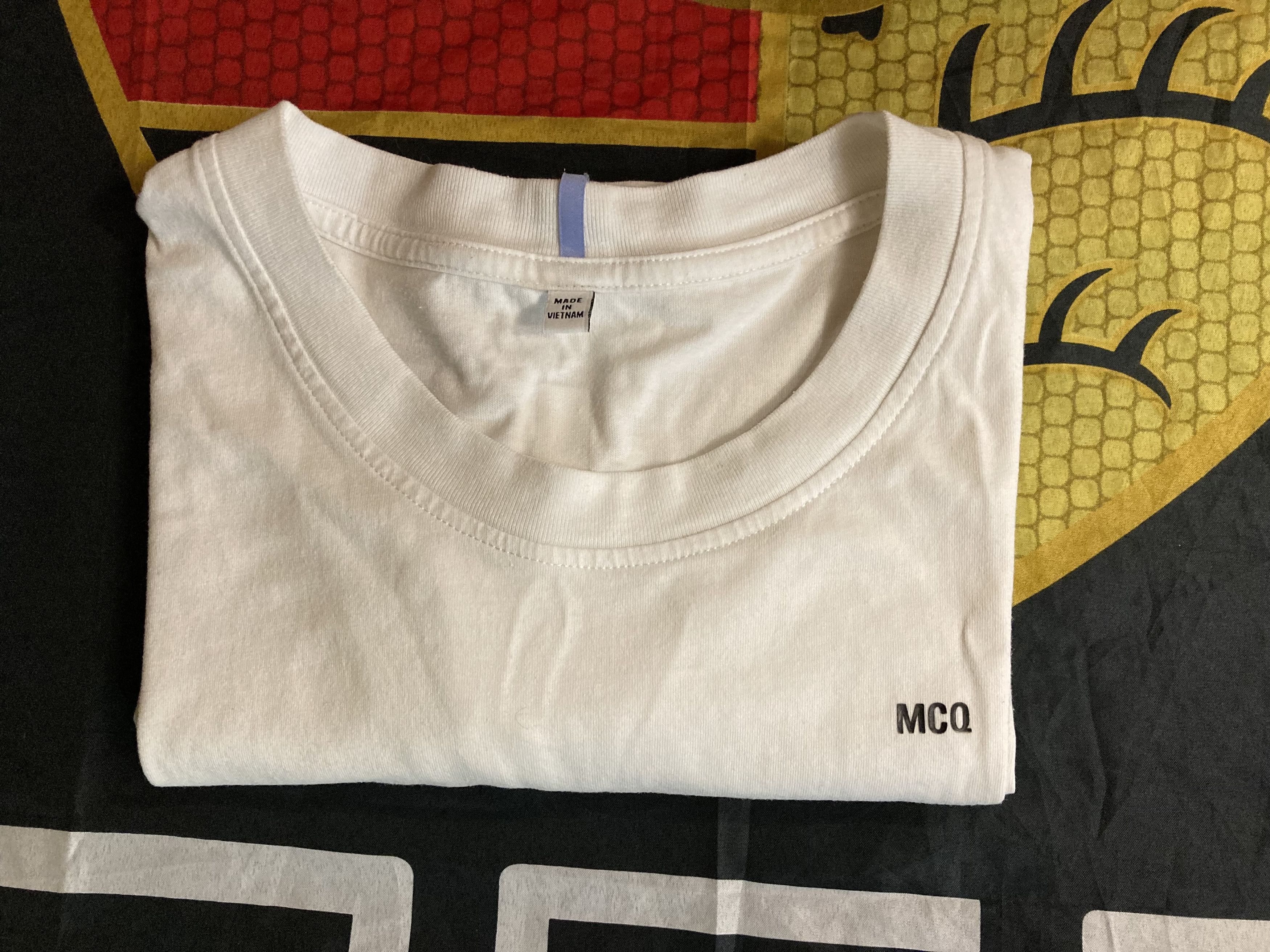 Alexander McQueen MCQ Alexander Mc Queen Icon Zero Logo Cotton Patch T-shirt Size US M / EU 48-50 / 2 - 8 Thumbnail