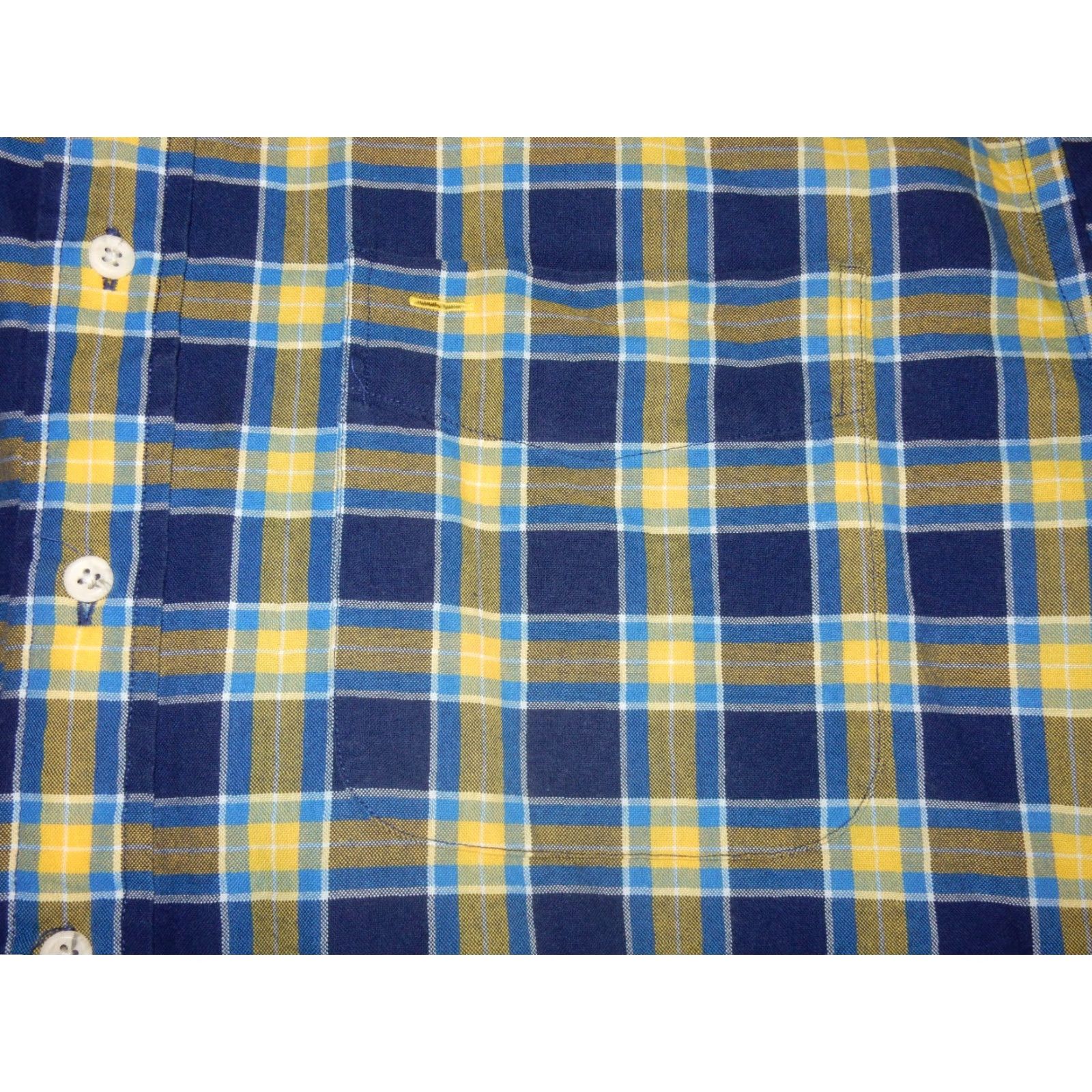 Gant GANT Men's Short Sleeve Button-Up Shirt Blue Plaid Size L Size US L / EU 52-54 / 3 - 3 Thumbnail