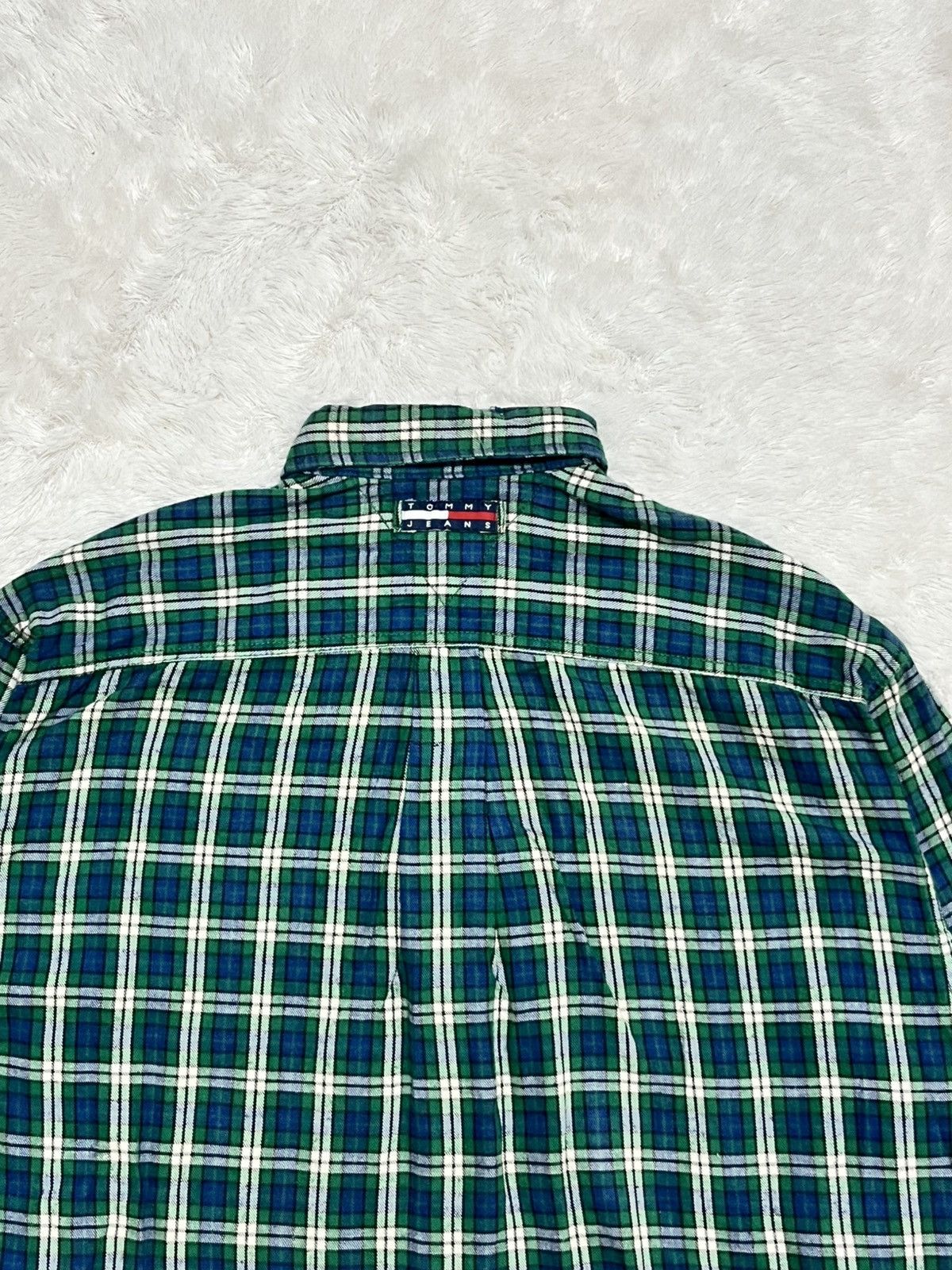 Other Tommy Hilfiger Plaid Button Up Shirt Green XL Size US XL / EU 56 / 4 - 7 Thumbnail