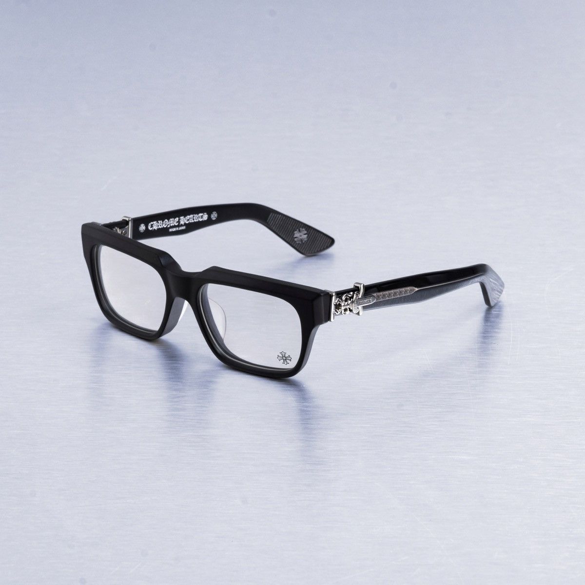 Chrome Hearts CHROME HEARTS VAGILLIONAIRE I MATTE BLACK GLASSES Size ONE SIZE - 1 Thumbnail