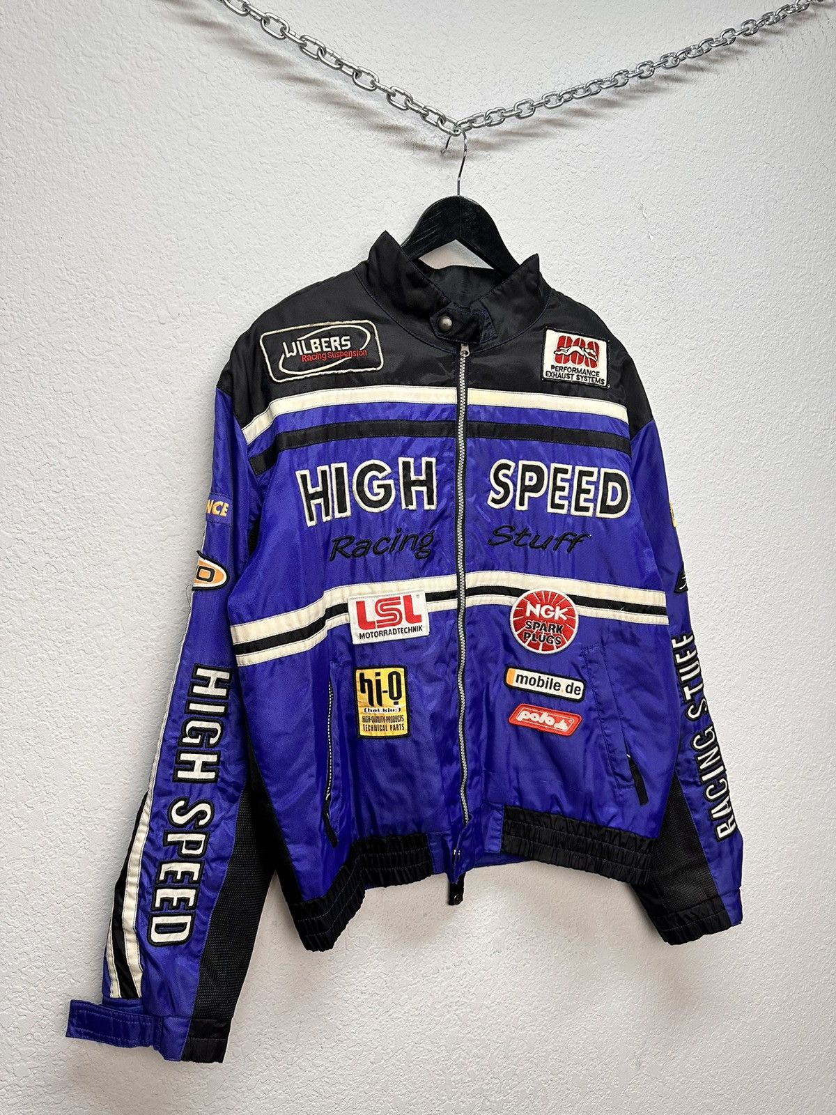 NASCAR Racing Jacket Moto Vodafone F1 Nascar Leather Red Bull Lucky Size US M / EU 48-50 / 2 - 3 Thumbnail