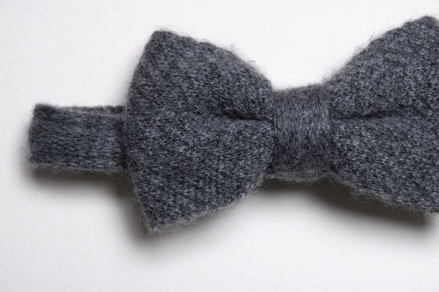 Burberry Burberry, grey knitted bow tie Size ONE SIZE - 2 Thumbnail