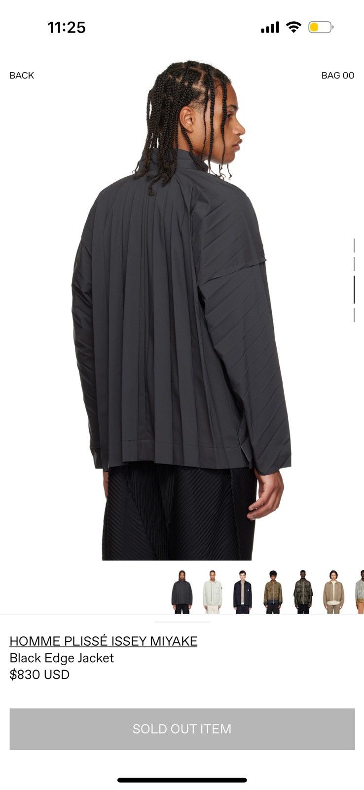 Pleats Please Issey Miyake Homme Plisse Issey Miyake Charcoal Edge Jacket Size US L / EU 52-54 / 3 - 2 Thumbnail